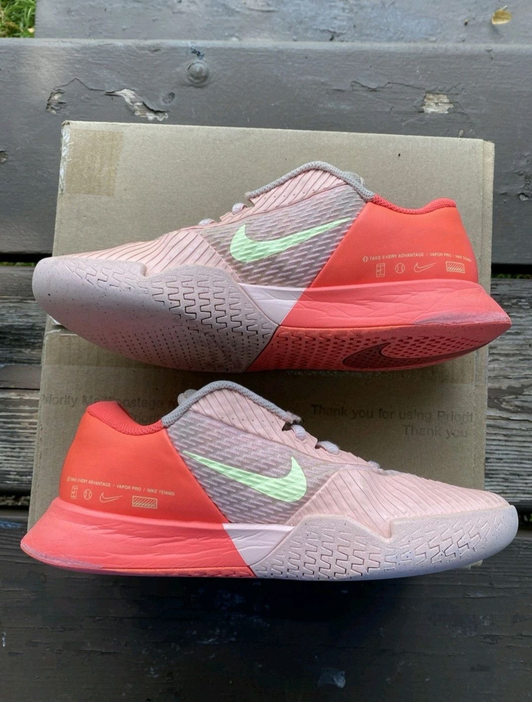 Nike Wmns Nike NikeCourt Vapor Pro 2 Pink Bloom Adobe Size 8 Size US 8 / IT 38 - 4 Thumbnail