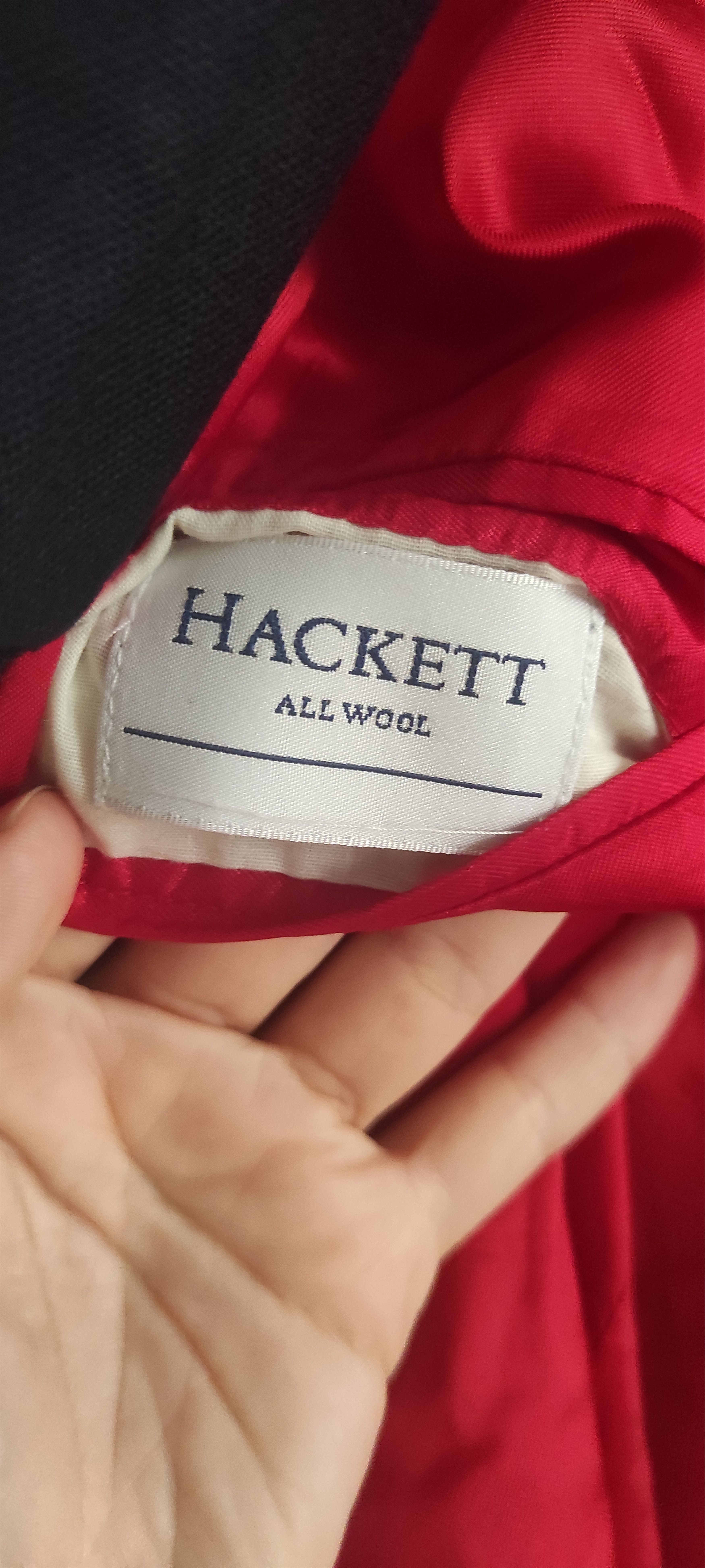 Hackett HACKETT LONDON Men's Blazer Navy Wool Sport Coat Jacket Size US L / EU 52-54 / 3 - 12 Thumbnail