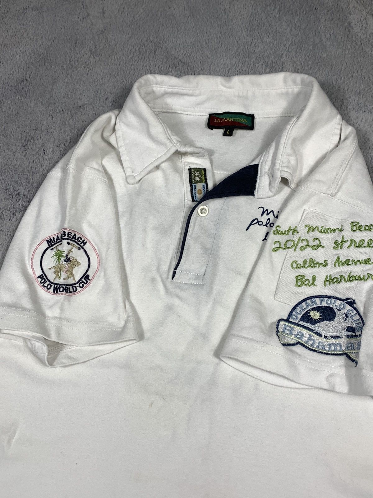 La Martina Vintage La Martina polo tee streetwear style size L Size US L / EU 52-54 / 3 - 4 Thumbnail