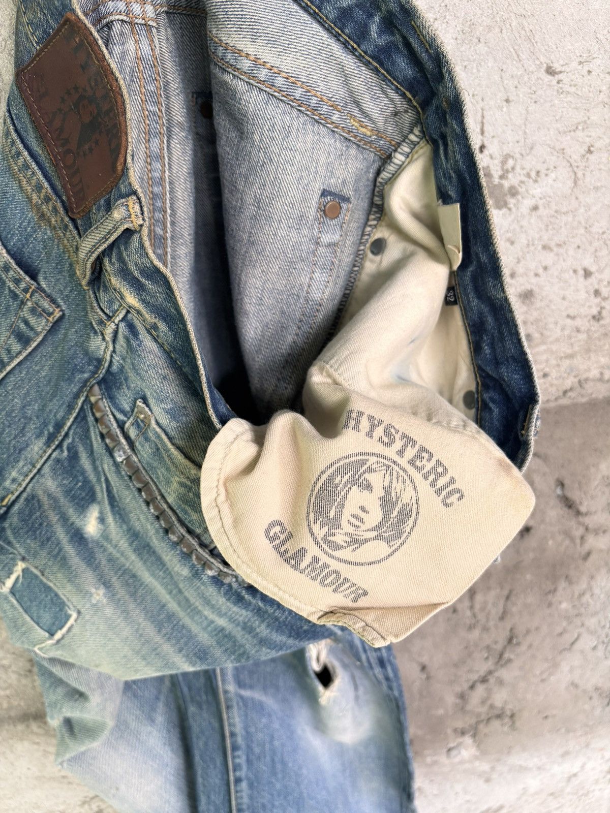 Hysteric Glamour Hysteric Glamour Distressed Selvedge Size US 32 / EU 48 - 8 Thumbnail