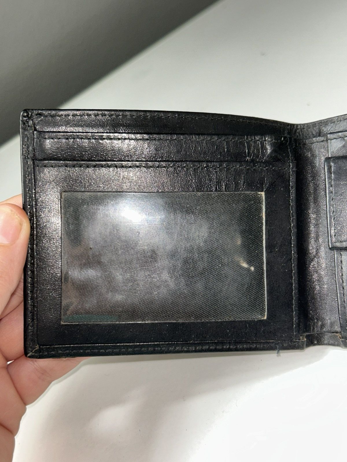 Dior Christian Dior Black Leather Bifold Wallet (project piece) Size ONE SIZE - 4 Thumbnail