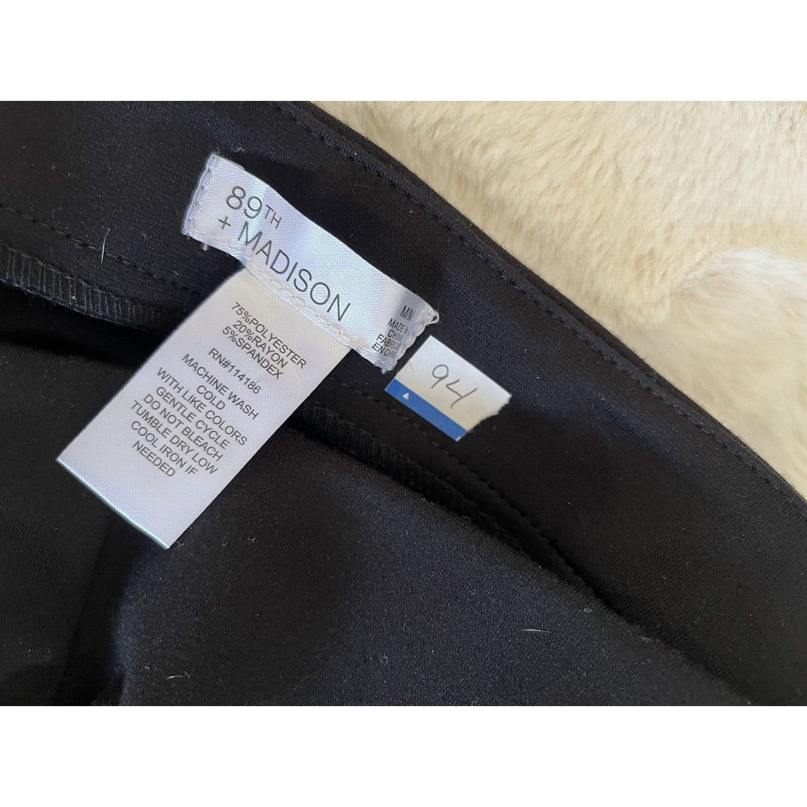 Madison 89th and Madison Women's Dress Pants button Trousers medium Size 30" / US 8 / IT 44 - 2 Thumbnail