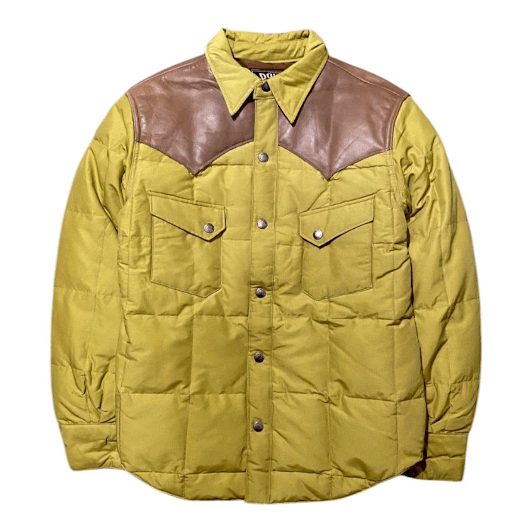 Japanese Brand Sugar Cane Down Jacket Leather Part Western Size US M / EU 48-50 / 2 - 1 Thumbnail