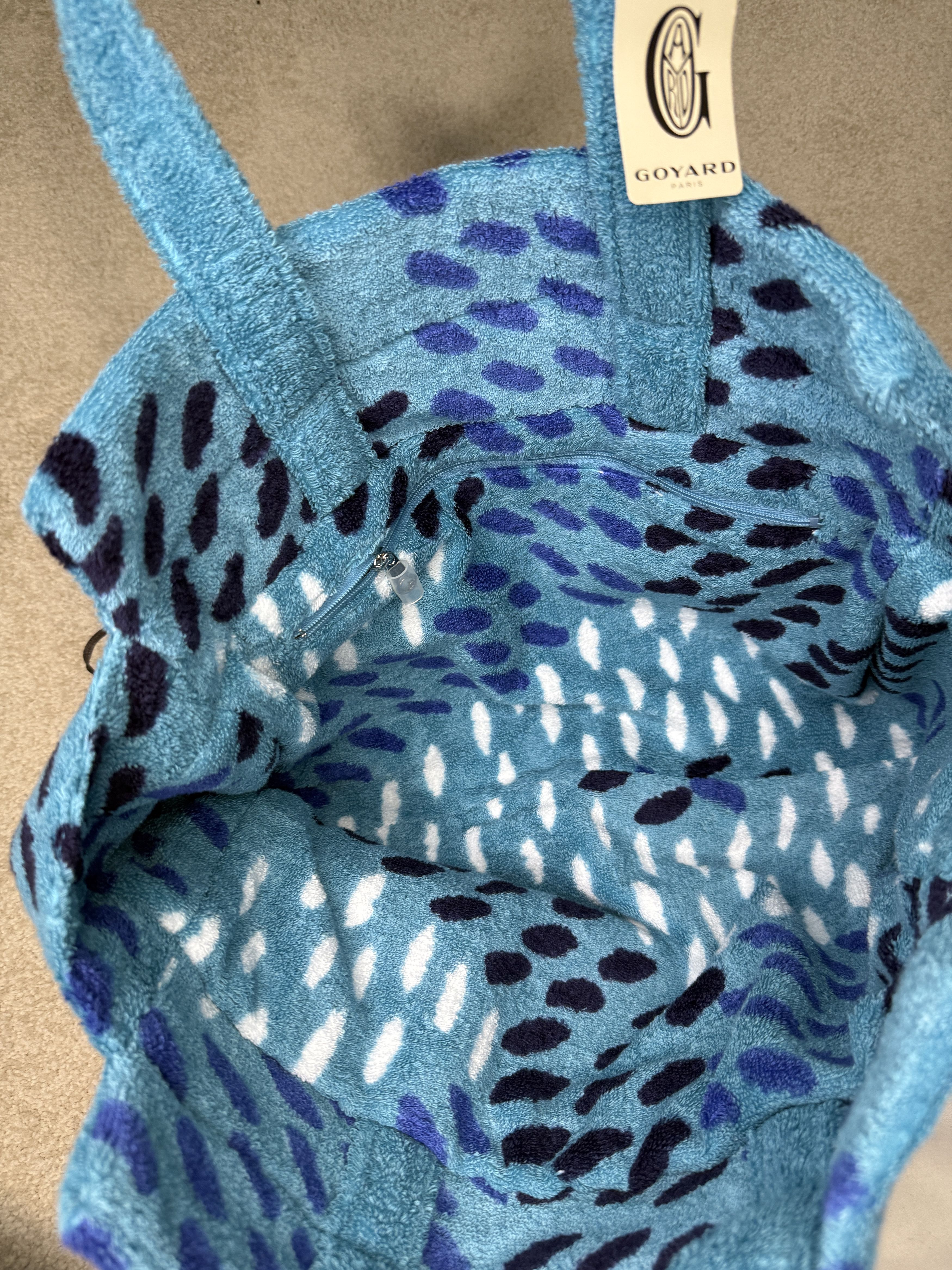 Goyard Ltd Edition Turquoise Goyardine Terry Cloth Eponge 2025 Size ONE SIZE - 4 Thumbnail