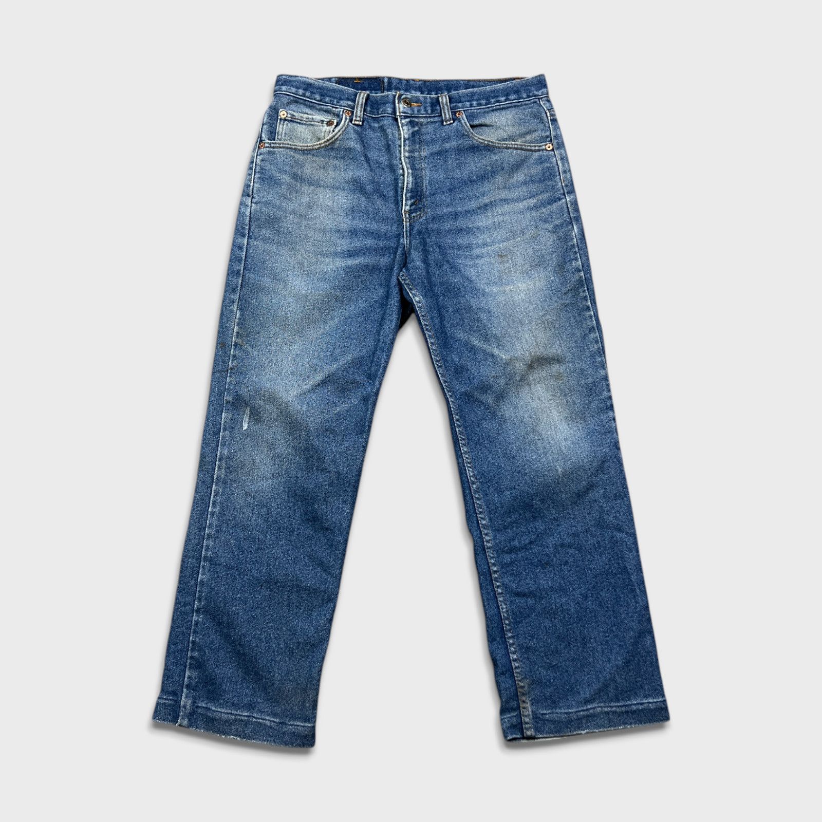 Levi's × Vintage Vintage 90s Levi's 505 34x30 White Tab Straight Relax Denim Size US 32 / EU 48 - 1 Thumbnail