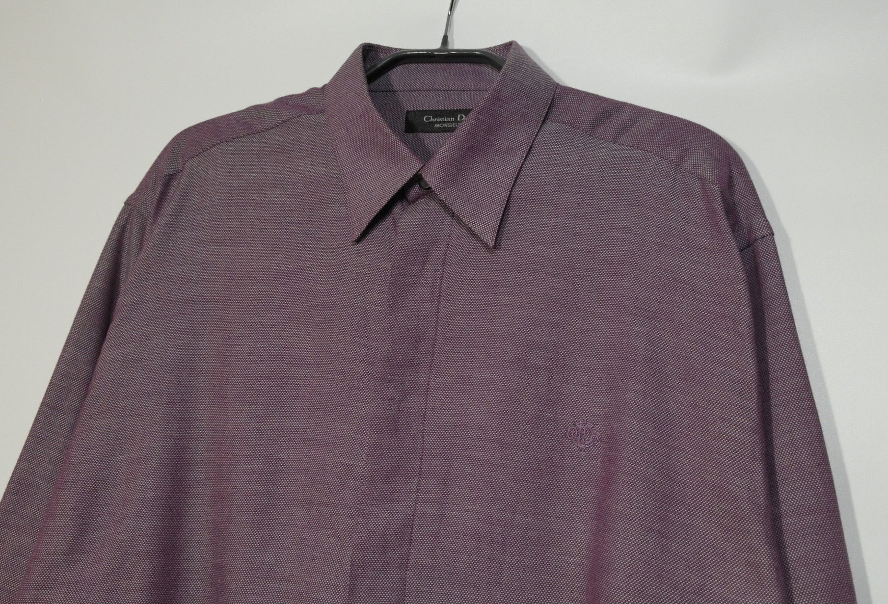 Christian Dior Monsieur Christian Dior Monsieur Mens Shirt Size M Purple Size US M / EU 48-50 / 2 - 2 Thumbnail
