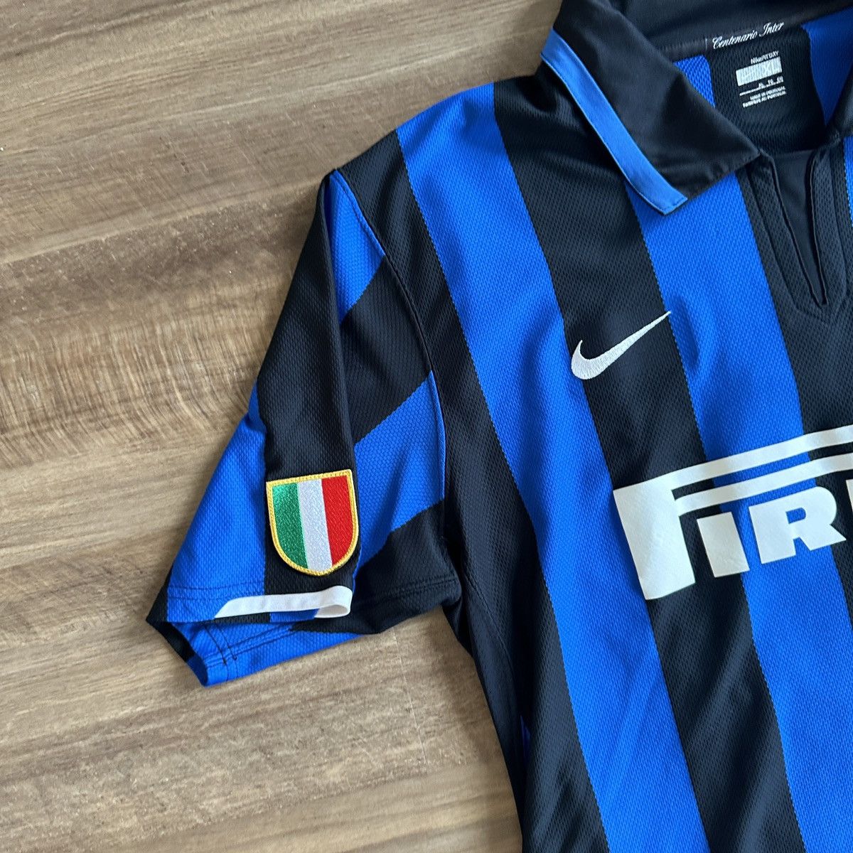 Nike × Vintage INTER MILAN 2007/2008 HOME SHIRT NIKE SOCCER JERSEY SIZE XL Size US XL / EU 56 / 4 - 4 Thumbnail