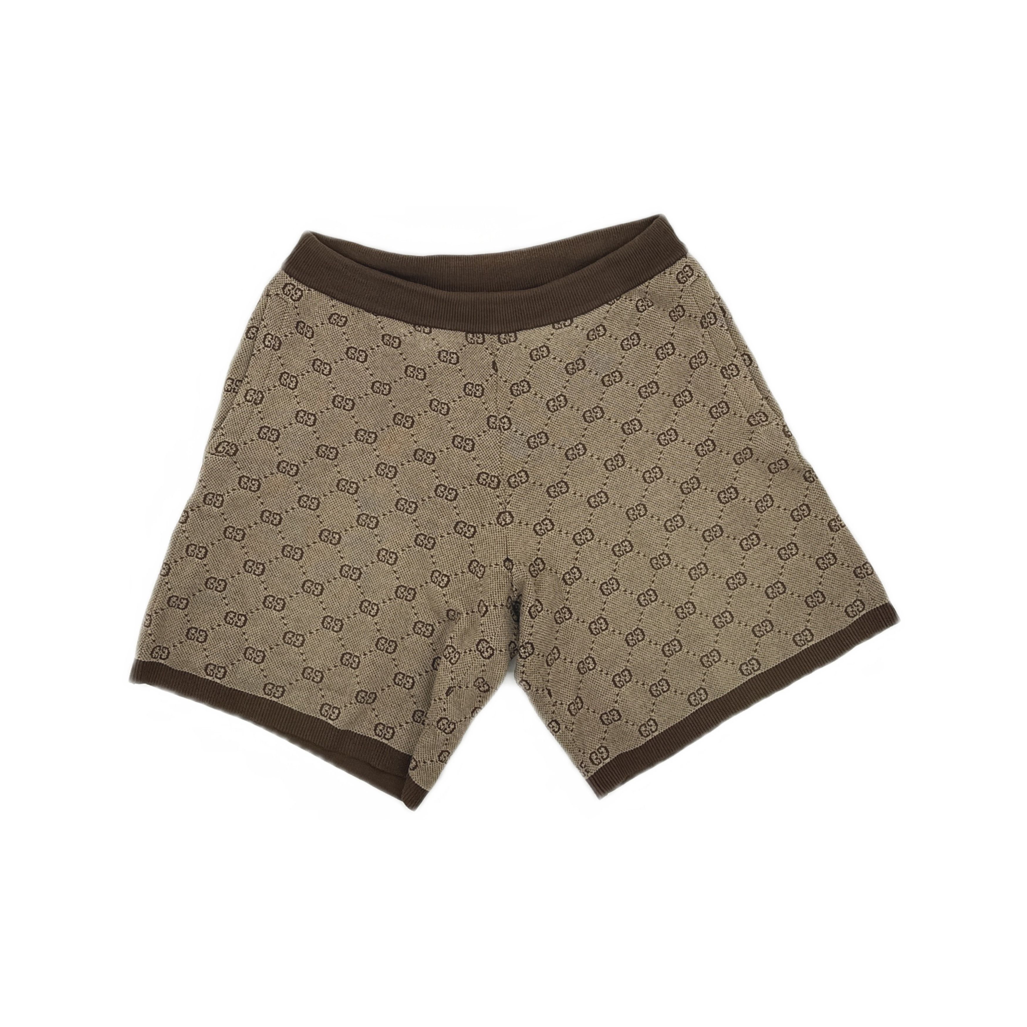 Gucci Gucci GG Monogram Knit Shorts L Size US 34 / EU 50 - 1 Thumbnail