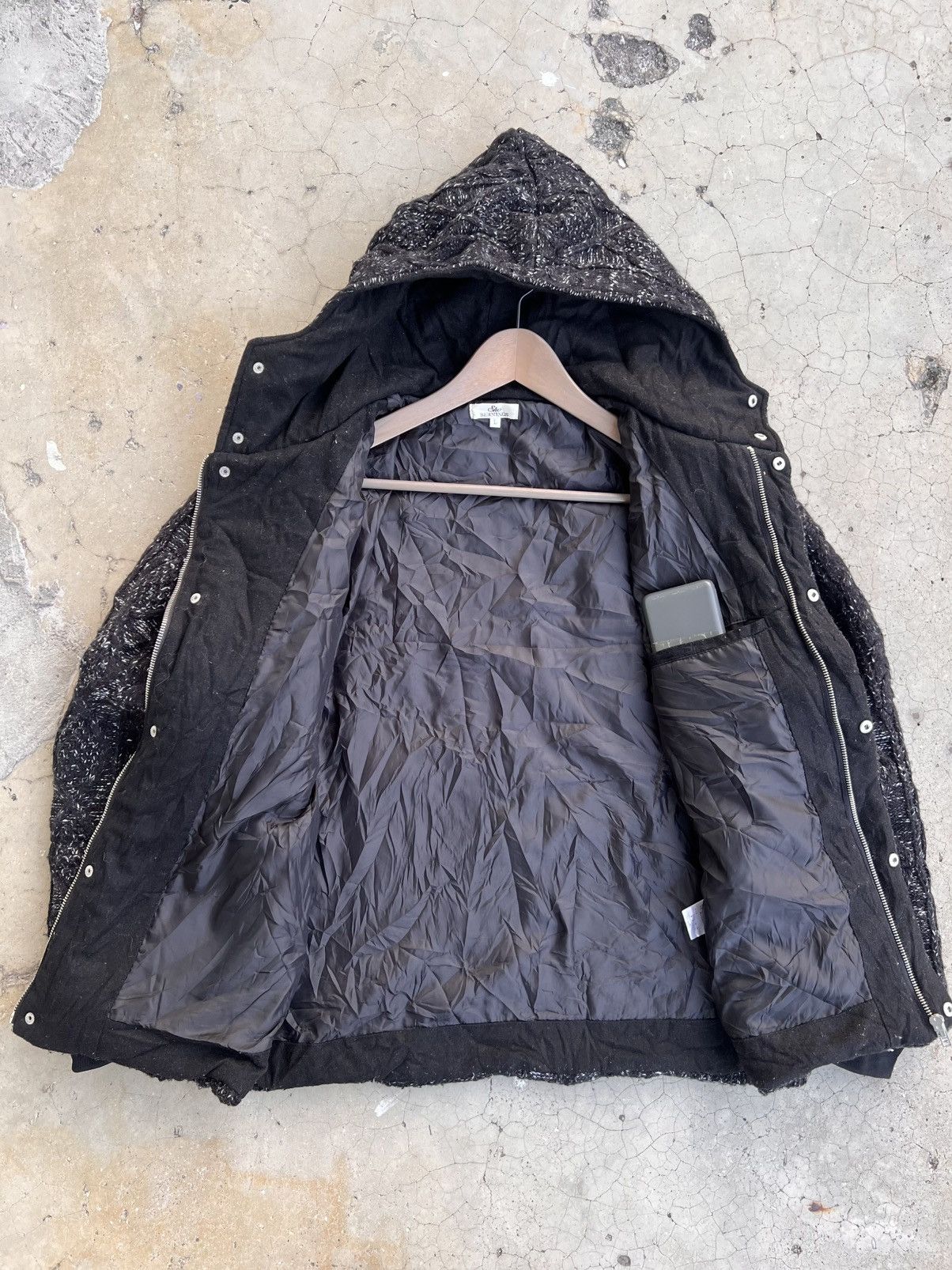 Le Grande Bleu (L.G.B.) Vintage Bearning Sho Hooded Tweet Jacket Size US L / EU 52-54 / 3 - 5 Thumbnail