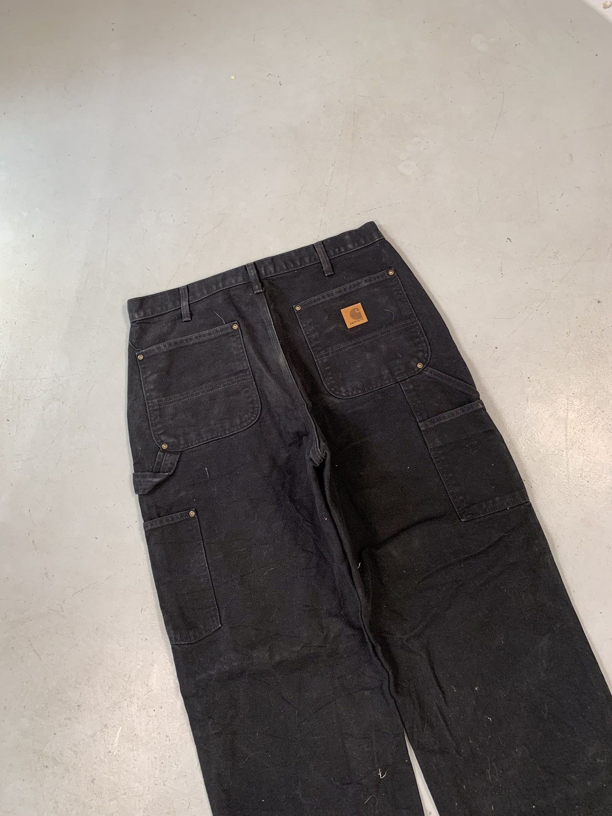Carhartt Vintage Carhartt B01 BLK double knee workwear denim Size US 34 / EU 50 - 7 Thumbnail