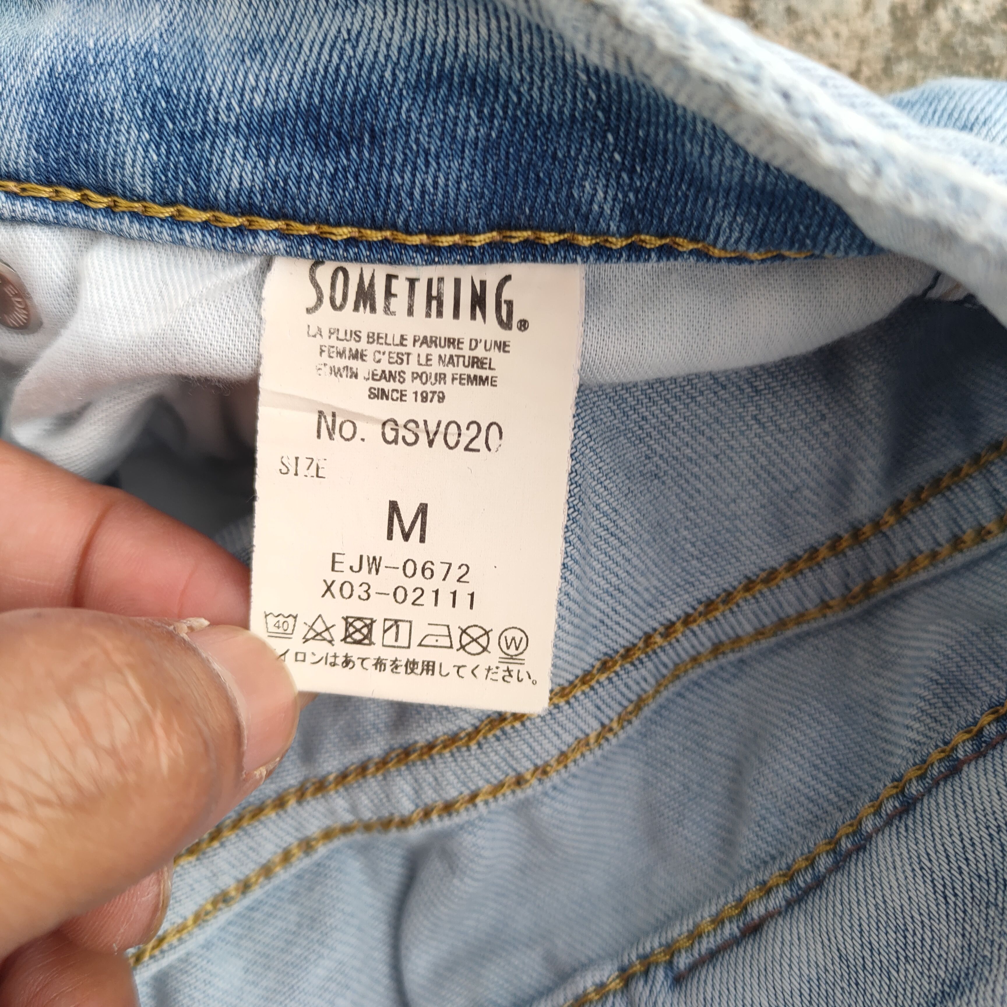 Japanese Brand × Jean × Vintage VINTAGE SOMETHING WOMAN FLARE JEANS DENIM PANTS Size US 30 / EU 46 - 8 Thumbnail