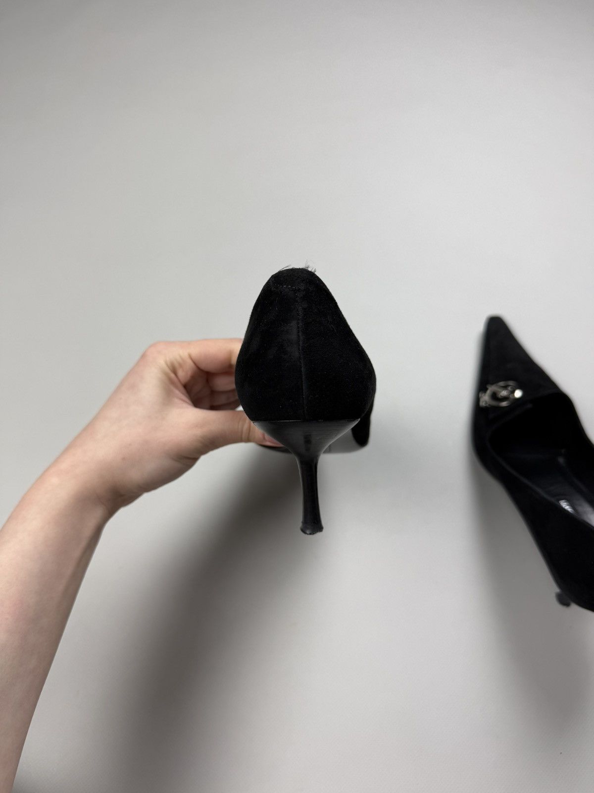 Paciotti Cesare Paciotti Dagger Suede Ladies Heels Size 39 / US 8 Size US 8 / IT 38 - 20 Thumbnail