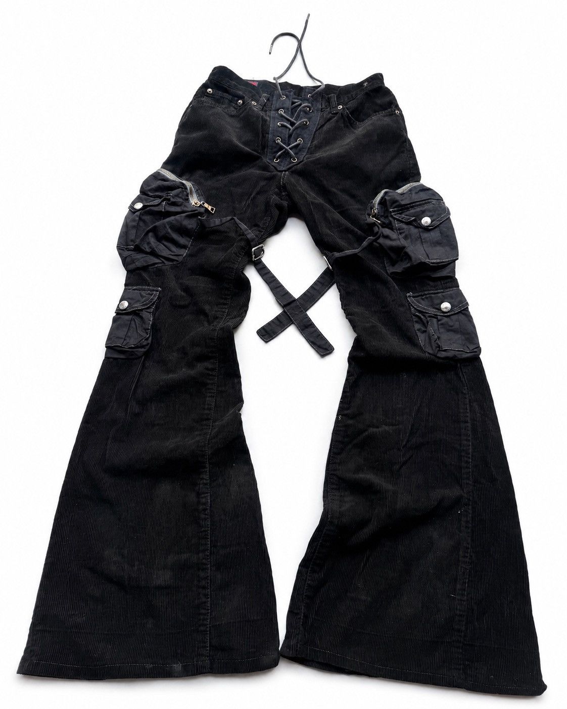 Japanese Brand Edwin Lace up flare cargo pants Size US 28 / EU 44 - 1 Thumbnail
