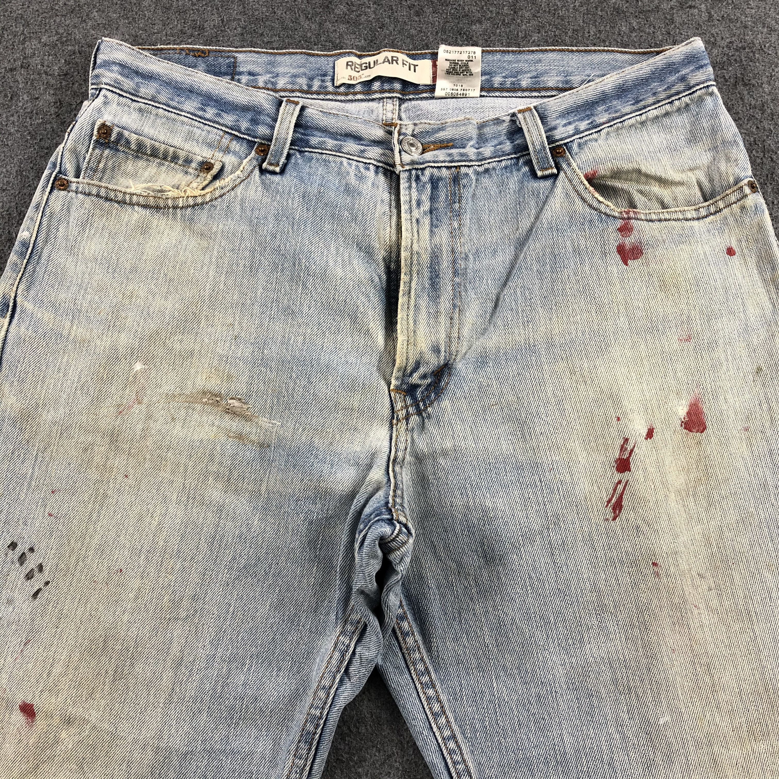 Levi's × Vintage Vintage Light Wash Levis 505 Jeans-J1534 Size US 36 / EU 52 - 3 Thumbnail