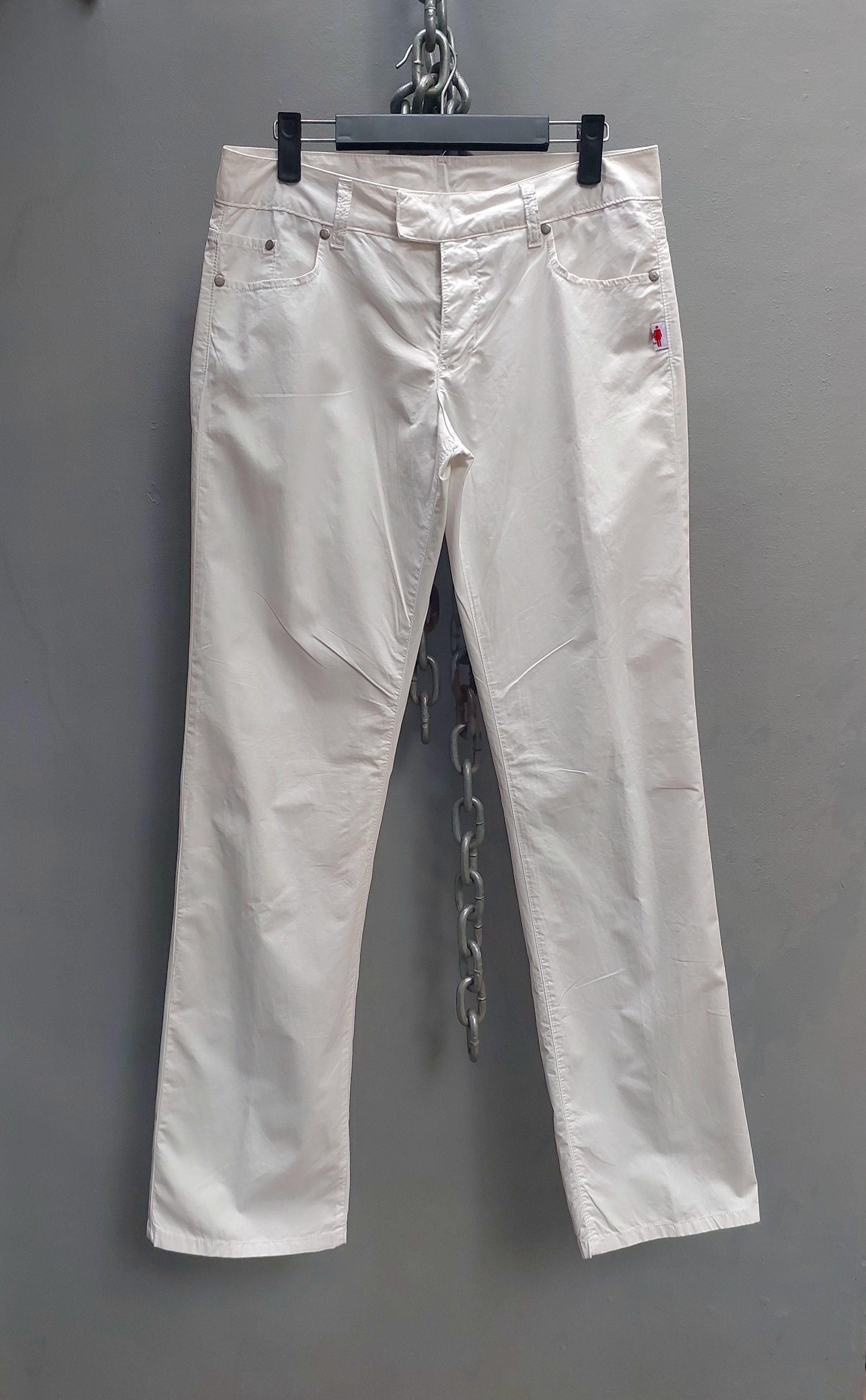Jean Paul Gaultier Gaultier Jeans White Button Fly Pants Size US 30 / EU 46 - 2 Thumbnail