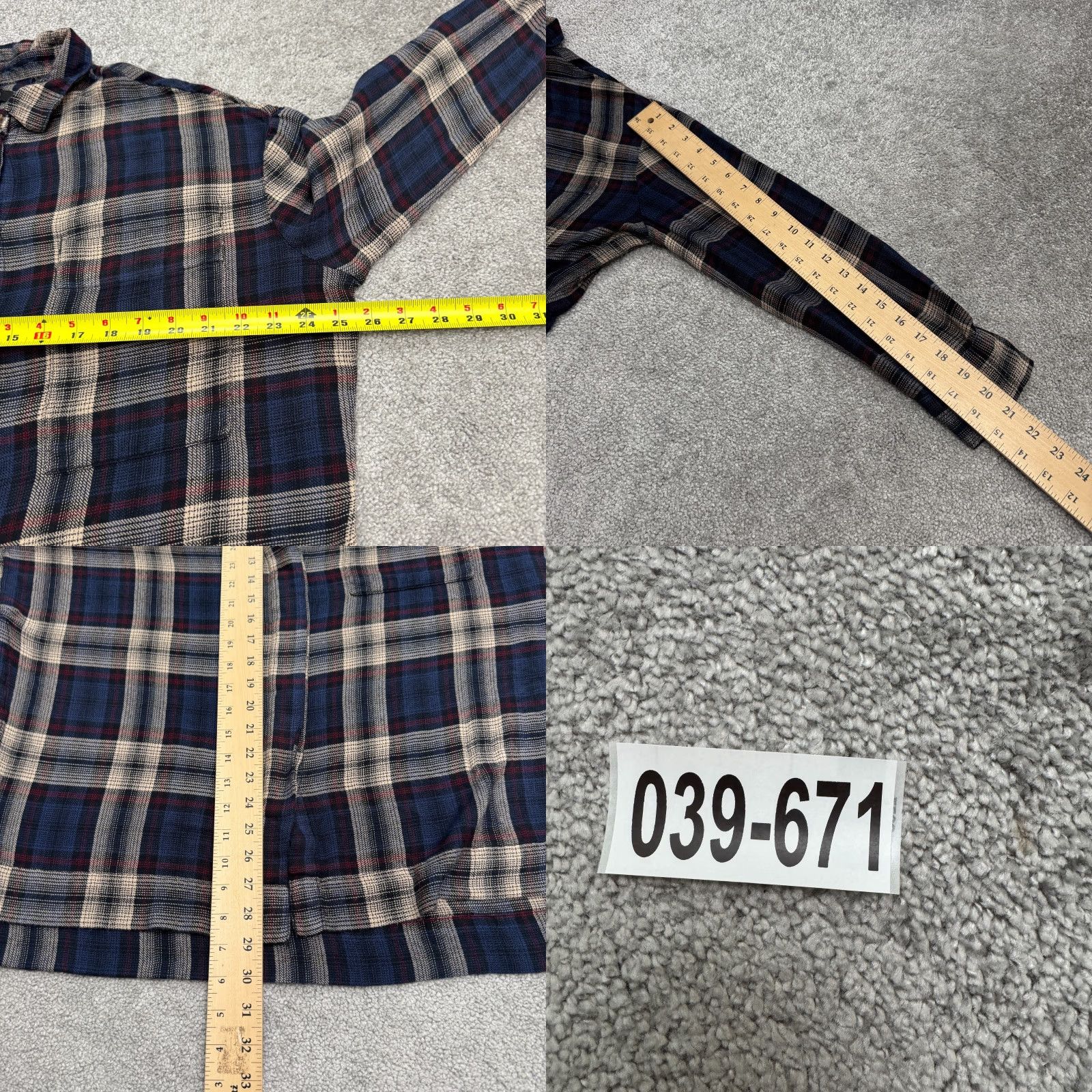 Urban Outfitters BDG Urban Outfitters Shirt Womens M Flannel Button-Up Plaid Multicolor Casual Classic, Preppy Womens Medium Blues Red Size M / US 6-8 / IT 42-44 - 9 Thumbnail
