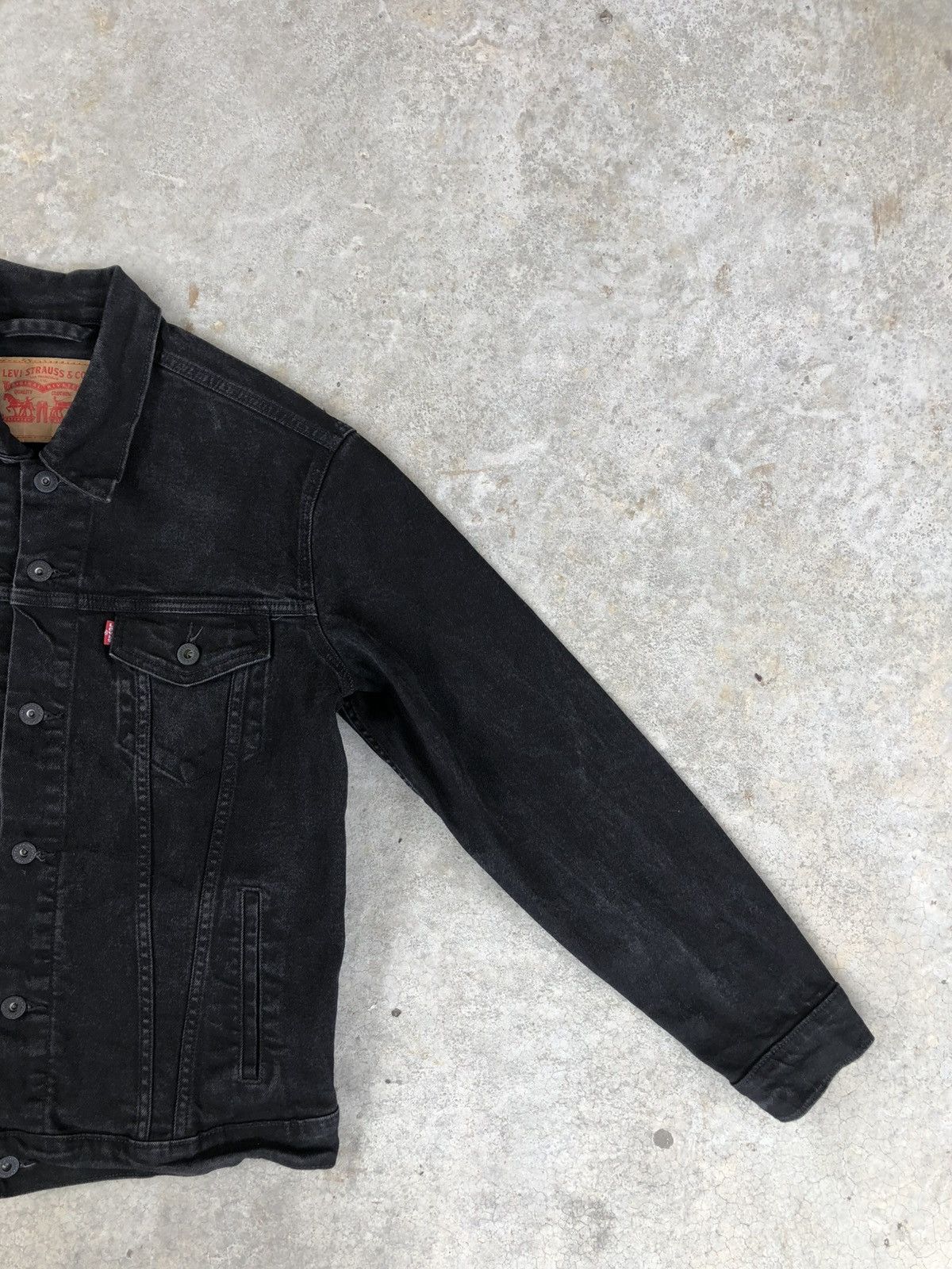 Levi's Y2k Levis Distressed Denim Jacket Size US M / EU 48-50 / 2 - 4 Thumbnail