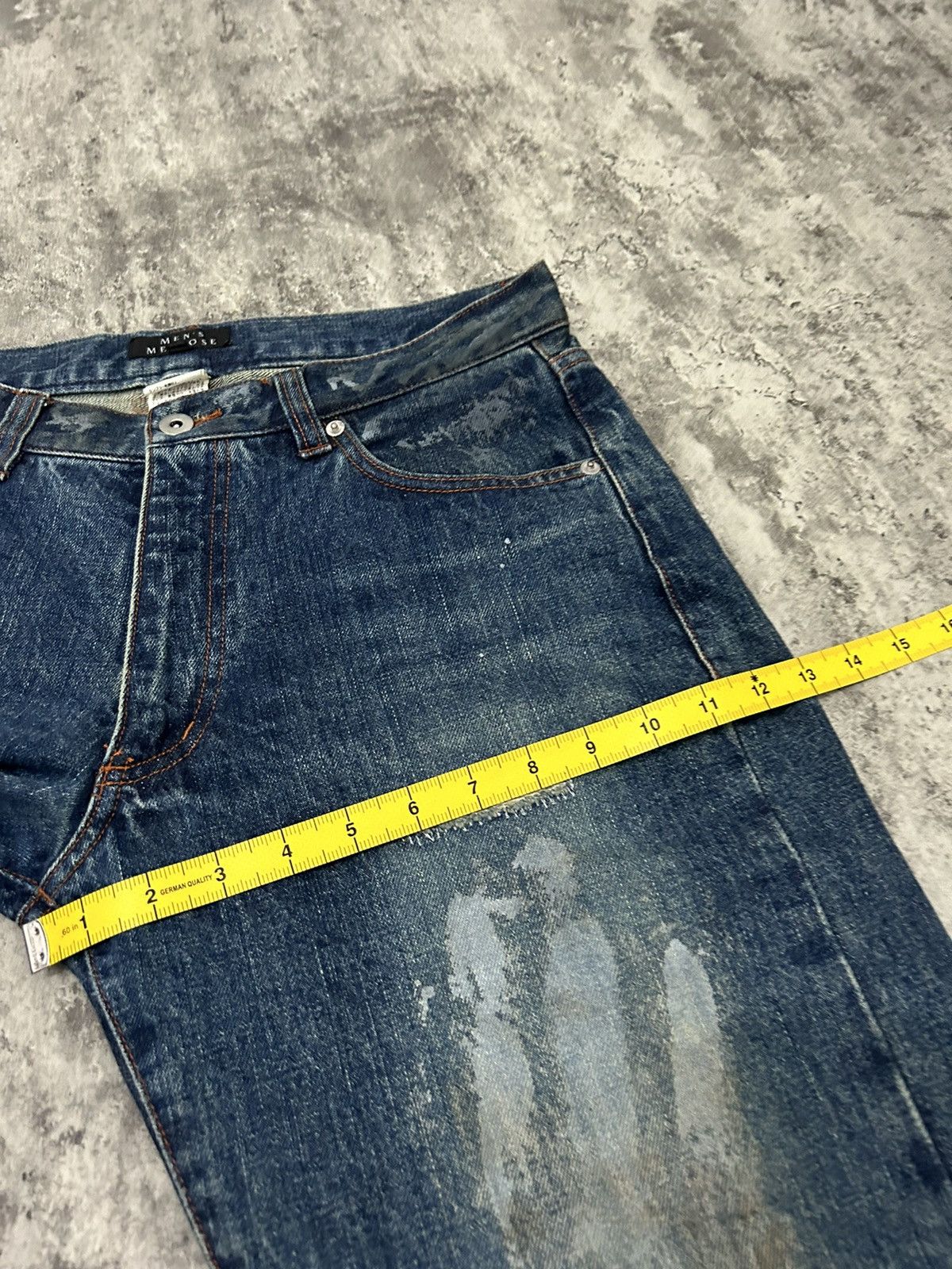 Japanese Brand Men’s Melrose Japanese Selvedge Paint Distressed Pants Size US 32 / EU 48 - 14 Thumbnail