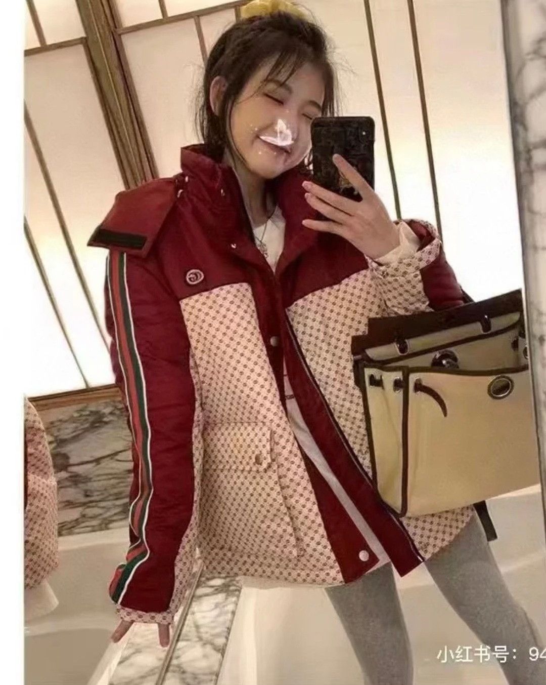 Gucci Gucci Classic Colorblock GG Cotton Coat Size XS / US 0-2 / IT 36-38 - 1 Thumbnail