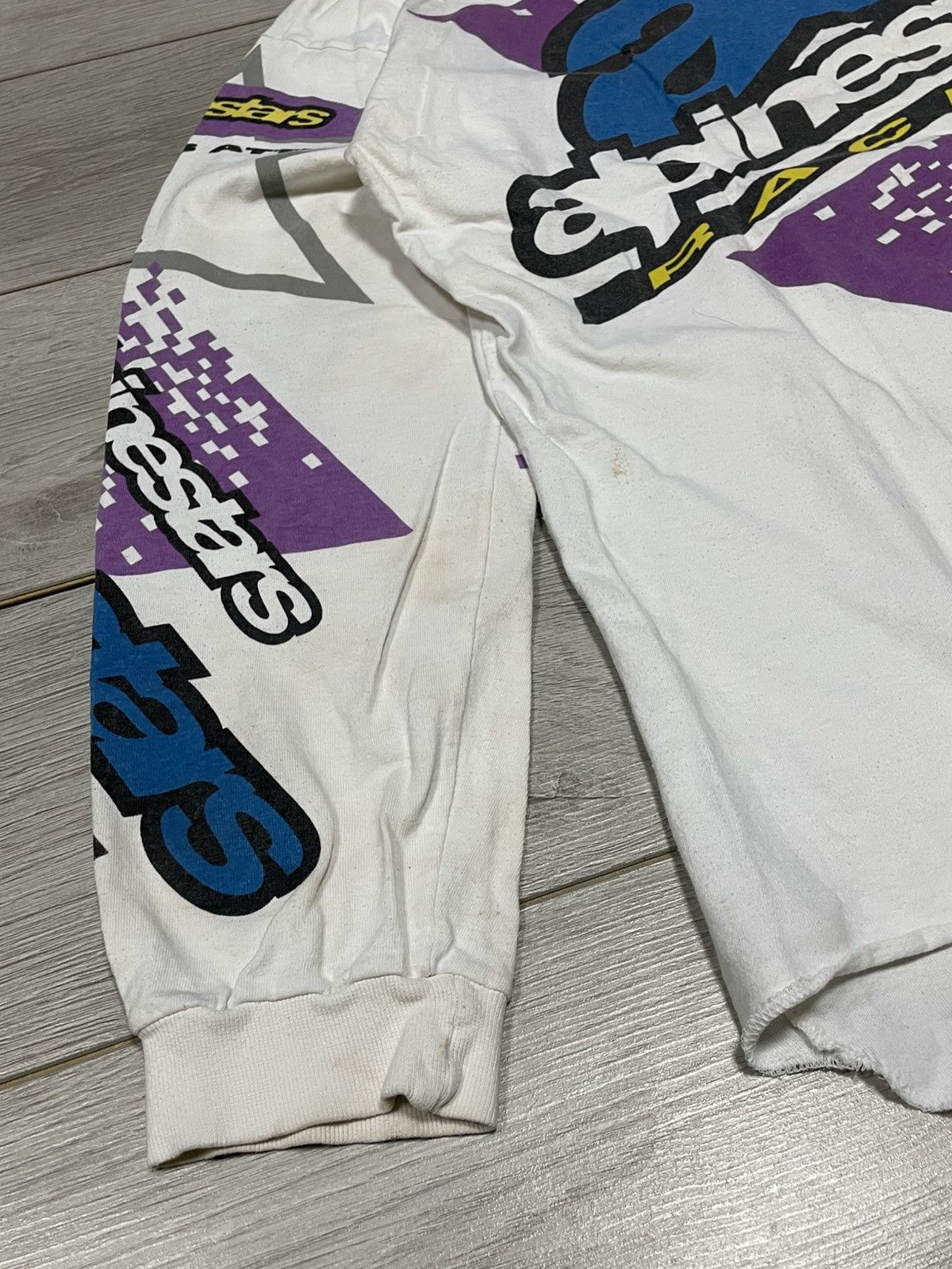 Alpinestars Alpinestars vintage USA racing long sleeve big logo Size US XL / EU 56 / 4 - 4 Thumbnail