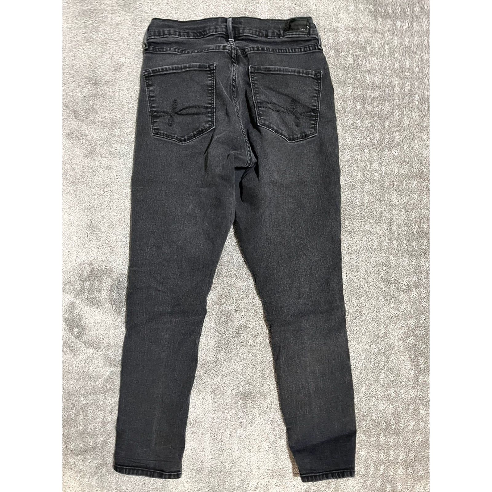 Denizen DENIZEN Curvy Skinny Jeans Women's 26x27 Black Mid Rise Cotton Blend Denim Casual Size 26" / US 2 / IT 38 - 3 Thumbnail