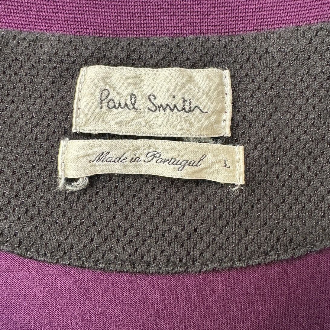 Paul Smith Paul Smith Tee Black Purple Womens US L Colorblock Size L / US 10 / IT 46 - 7 Thumbnail