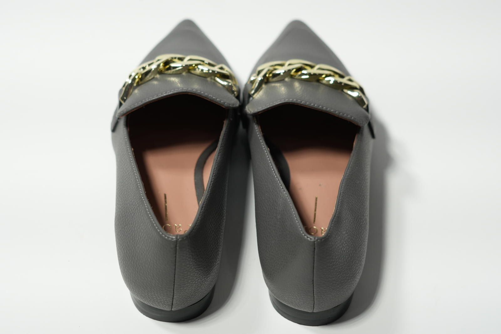 Other Linea Paolo Flat Women's 4M Grey NEW Mabel Pointed Toe Size US 4 / IT 34 - 6 Thumbnail