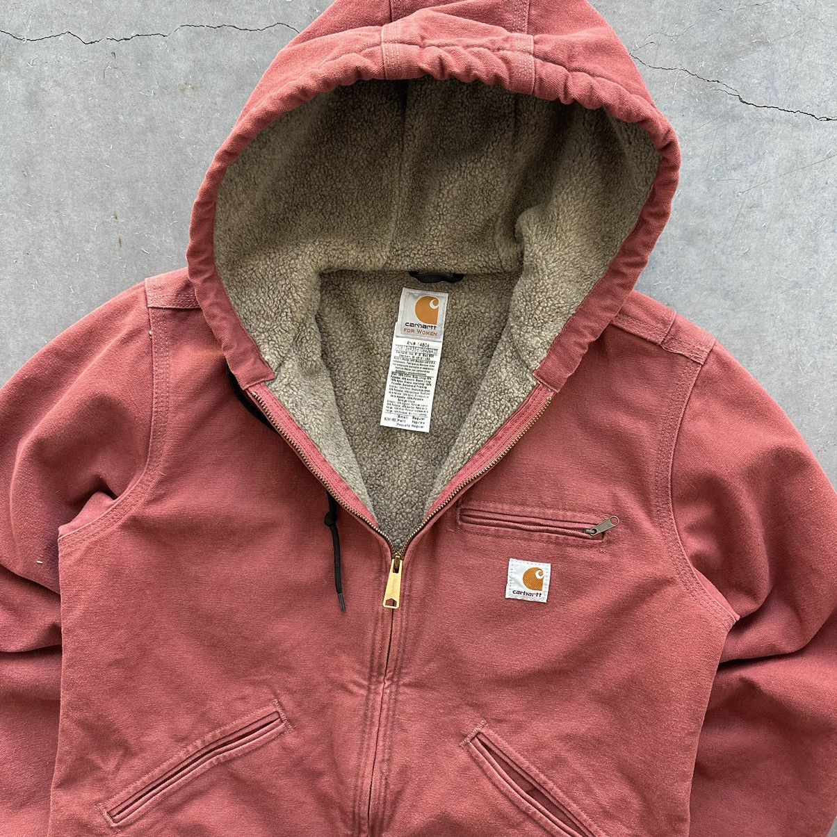 Vintage authentic Carhartt Hooded Sherpa Lined Jacket