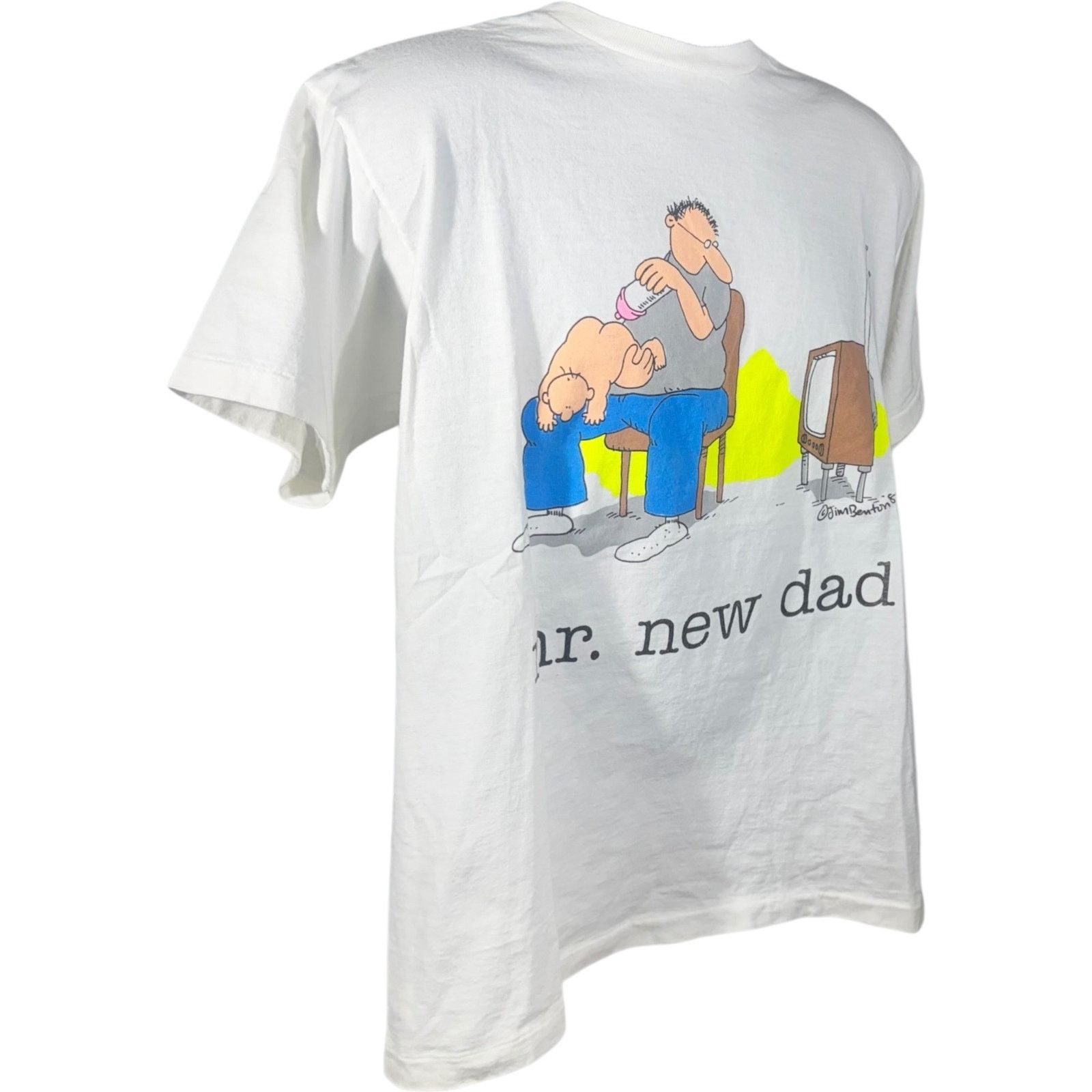 Vintage Vintage Mr. New Dad Cartoon Humour Tee Size US XL / EU 56 / 4 - 4 Thumbnail