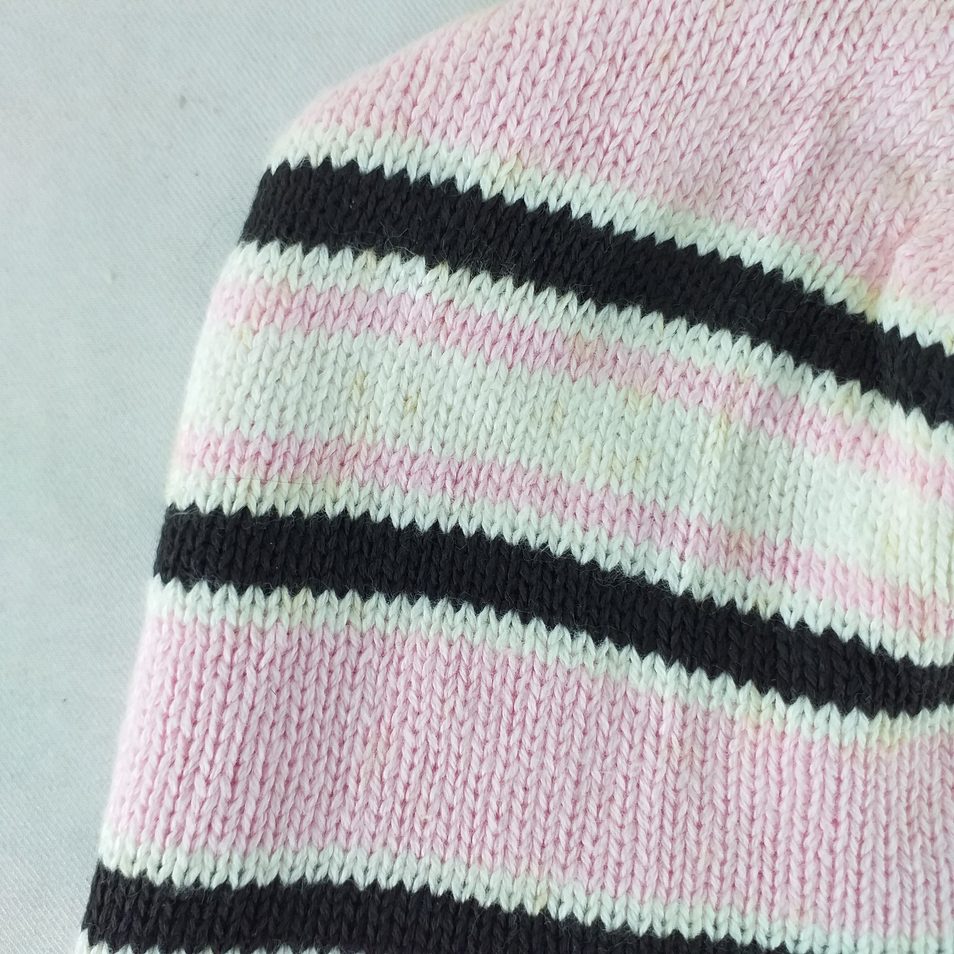 Japanese Brand Stripes Snow Cap Hat Beanie -BN429 Size ONE SIZE - 6 Thumbnail