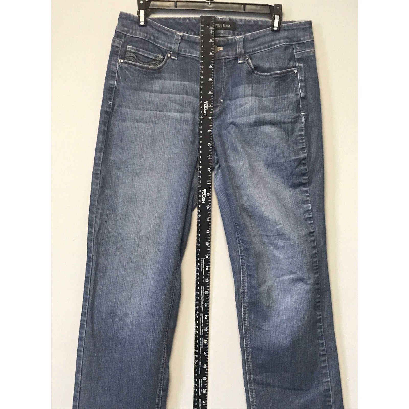 White House Black Market NWOT WHBM Medium Wash Women's Contour Jeans Size 8 Size 30" / US 8 / IT 44 - 6 Thumbnail