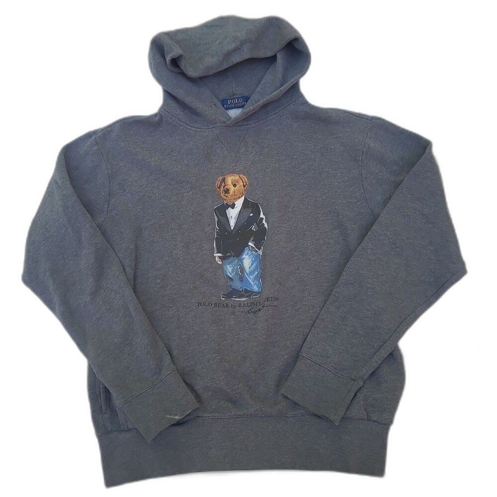 Polo Ralph Lauren Ralph Lauren Men’s Large Polo Bear Hoodie Sweatshirt Jacket Size US M / EU 48-50 / 2 - 2 Thumbnail