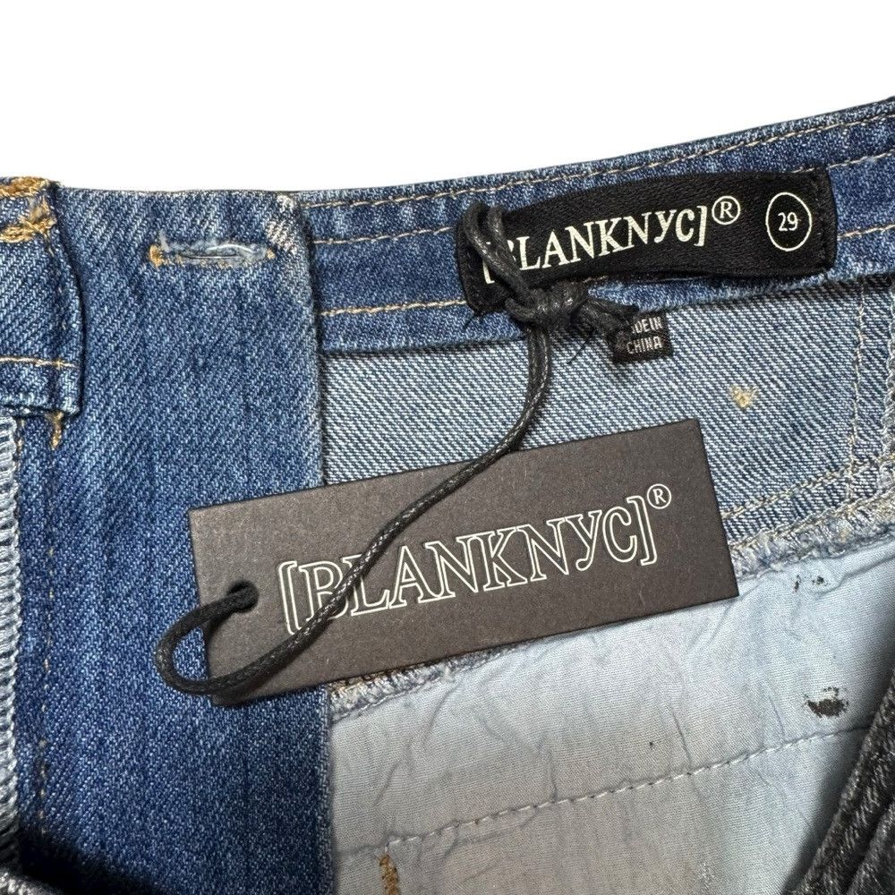 BLANKNYC NWT New Blank NYC Denim Coated Metallic Heart Mini Skirt Si Size 29" - 5 Thumbnail