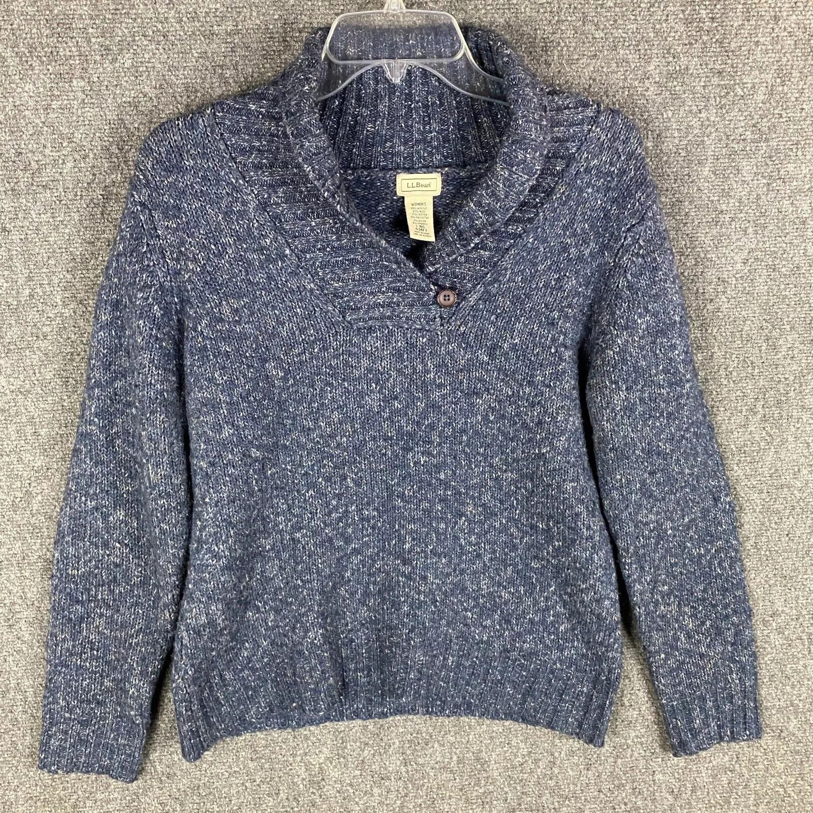 L.L. Bean LL Bean Sweater Women's Regular Acrylic Wool Adults Knit L Size L / US 10 / IT 46 - 1 Thumbnail