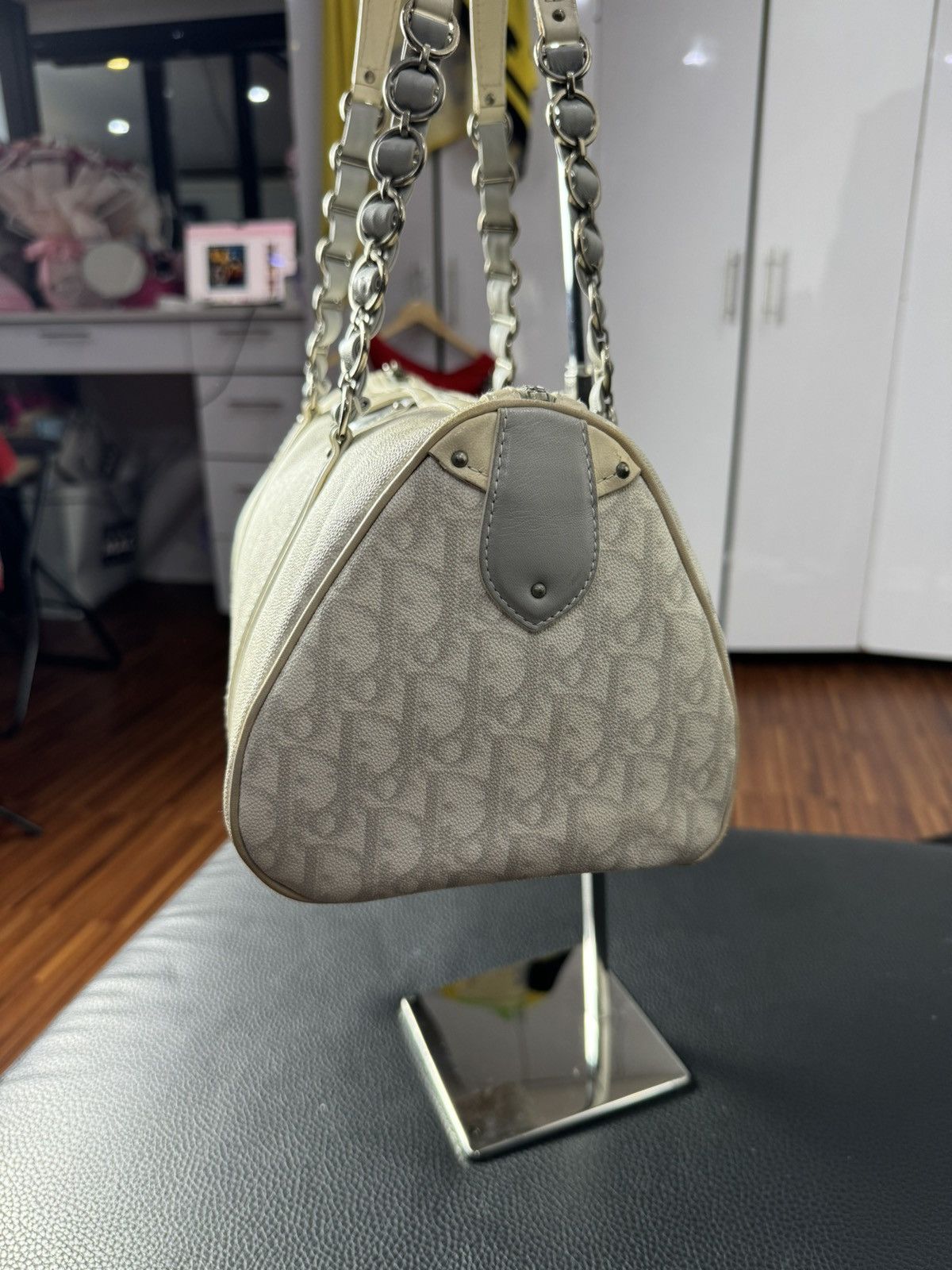 Dior Vintage Dior Romantique Boston Bag Size ONE SIZE - 7 Thumbnail