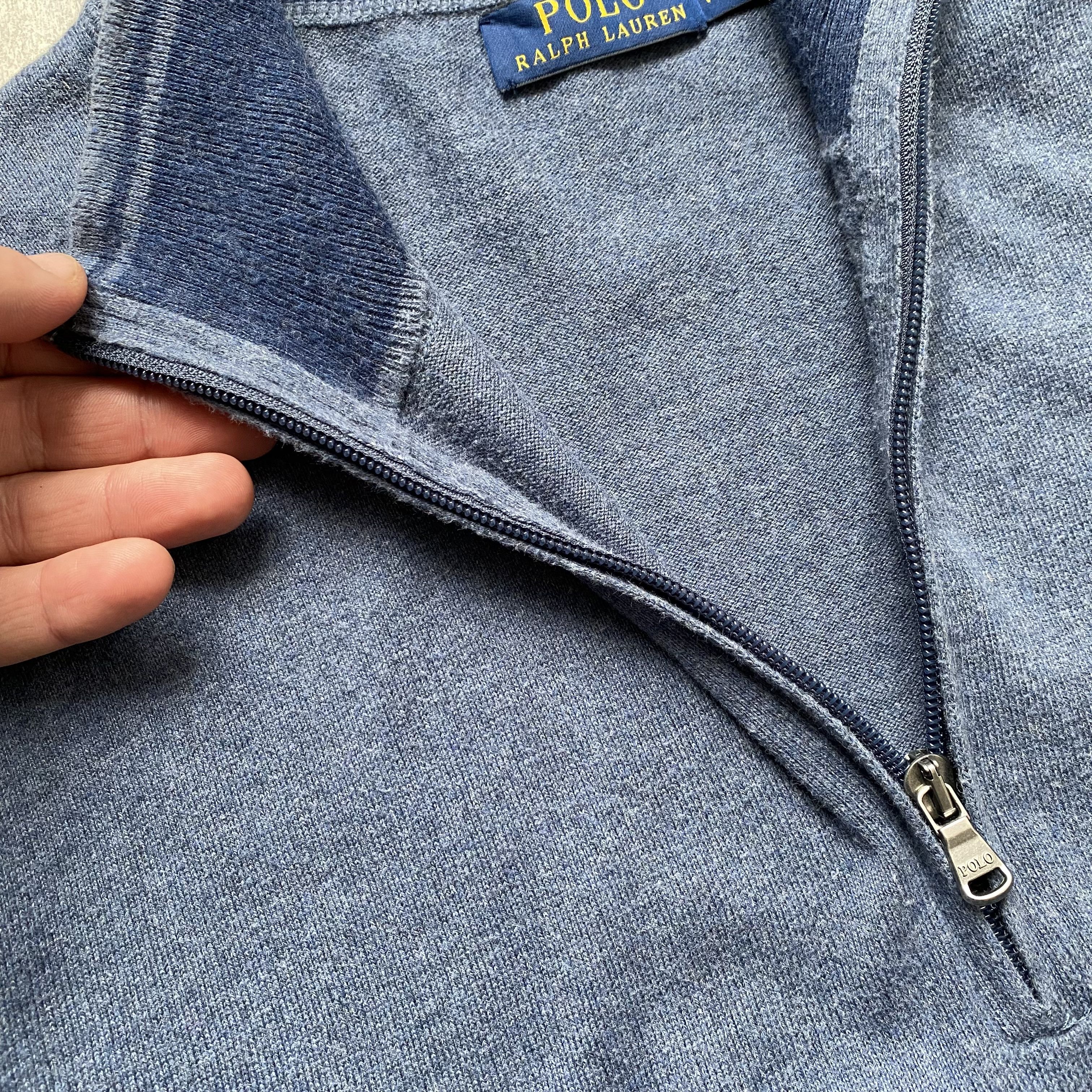 Polo Ralph Lauren Polo Ralph Lauren Vintage 1\4 Quarter Zip Light Sweater Size US XXL / EU 58 / 5 - 7 Thumbnail