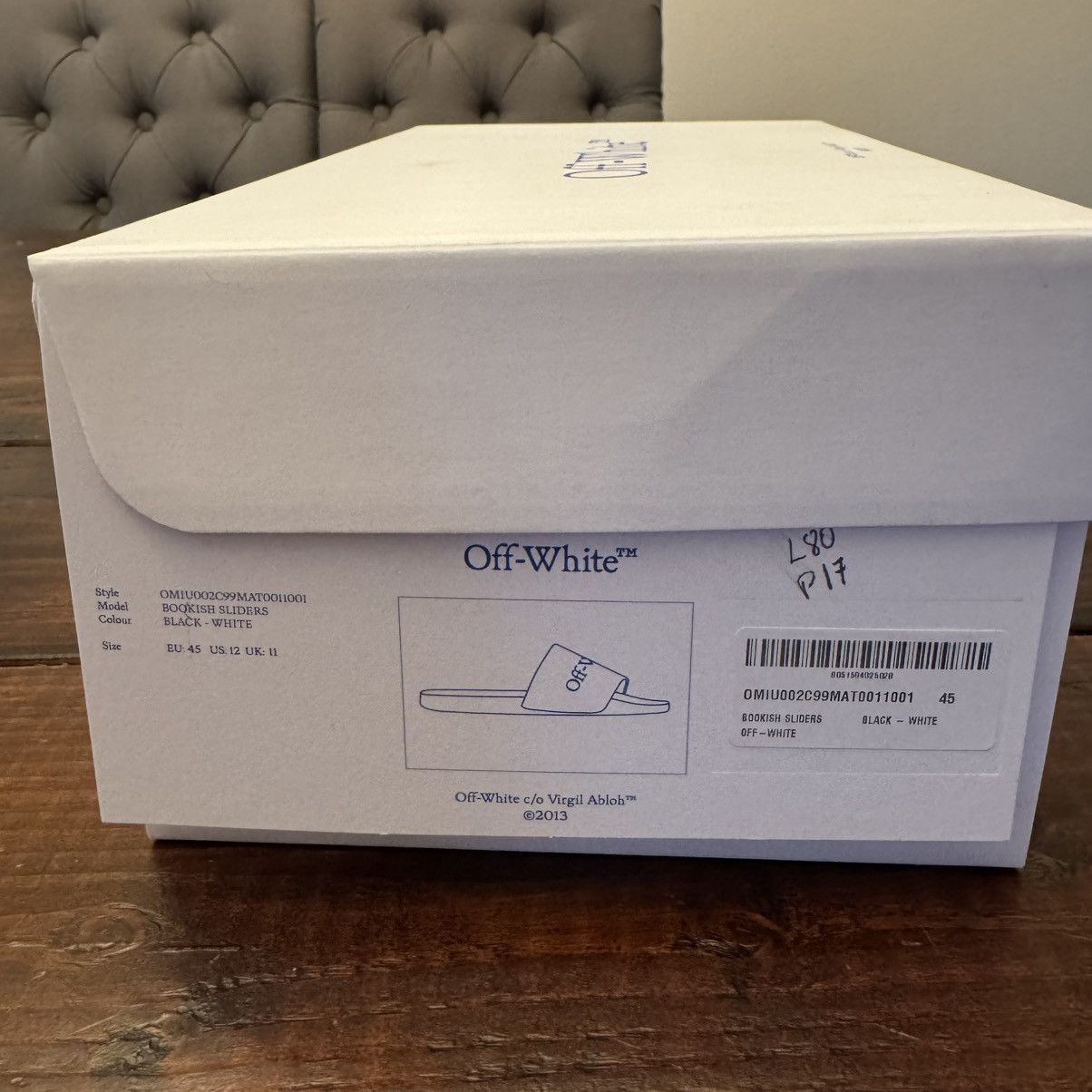 Off-White OFF-WHITE Bookish Slides Size US 12 / EU 45 - 9 Thumbnail