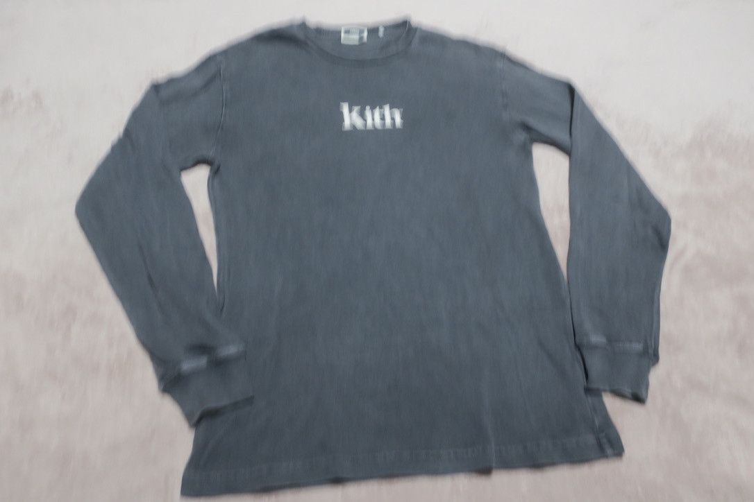 Kith Felt Logo Long Sleeve T-Shirt Size US XS / EU 42 / 0 - 2 Thumbnail