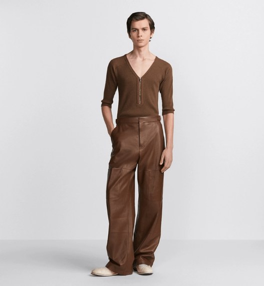 Dior o1w1db11225 443M61 Zipped Fitted Top in Brown Size US M / EU 48-50 / 2 - 5 Thumbnail