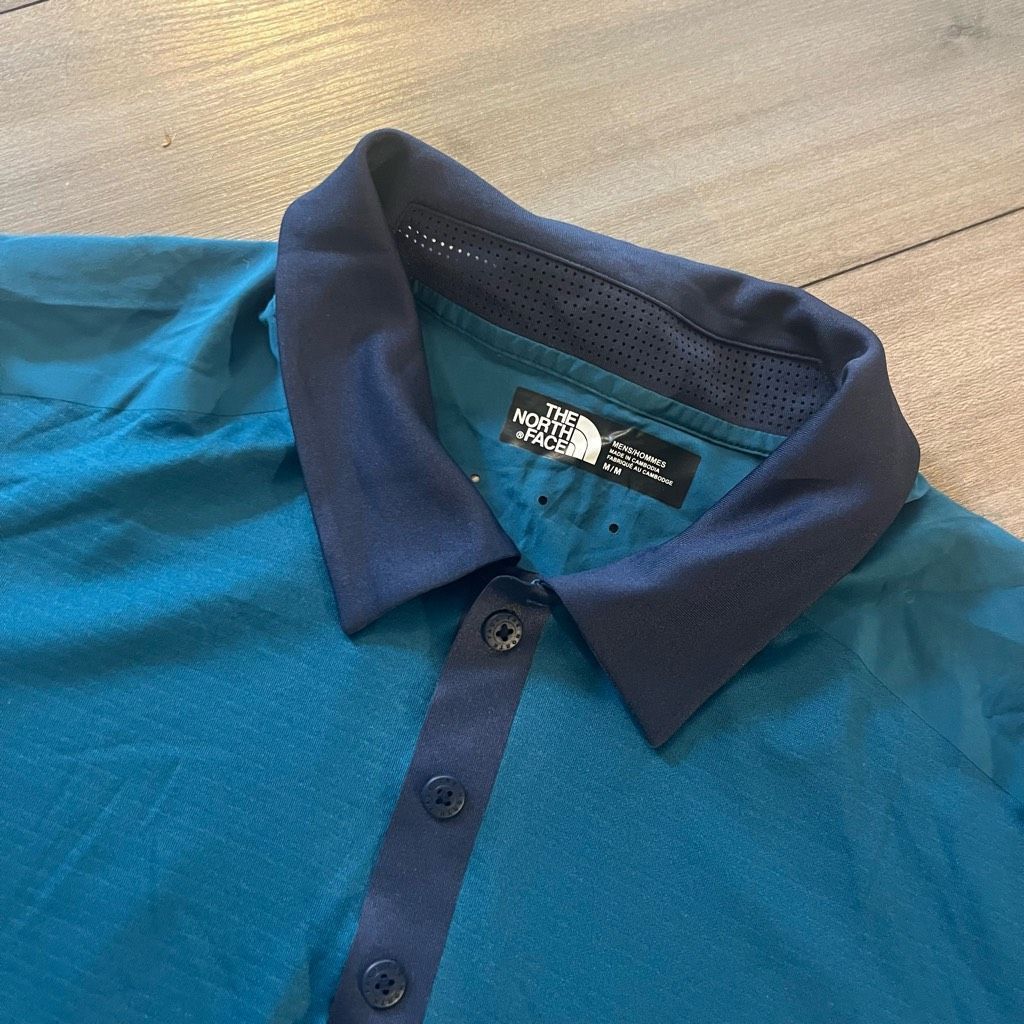The North Face North Face Blue Athletic Polo Men Medium Bin L-52 Size US M / EU 48-50 / 2 - 2 Thumbnail