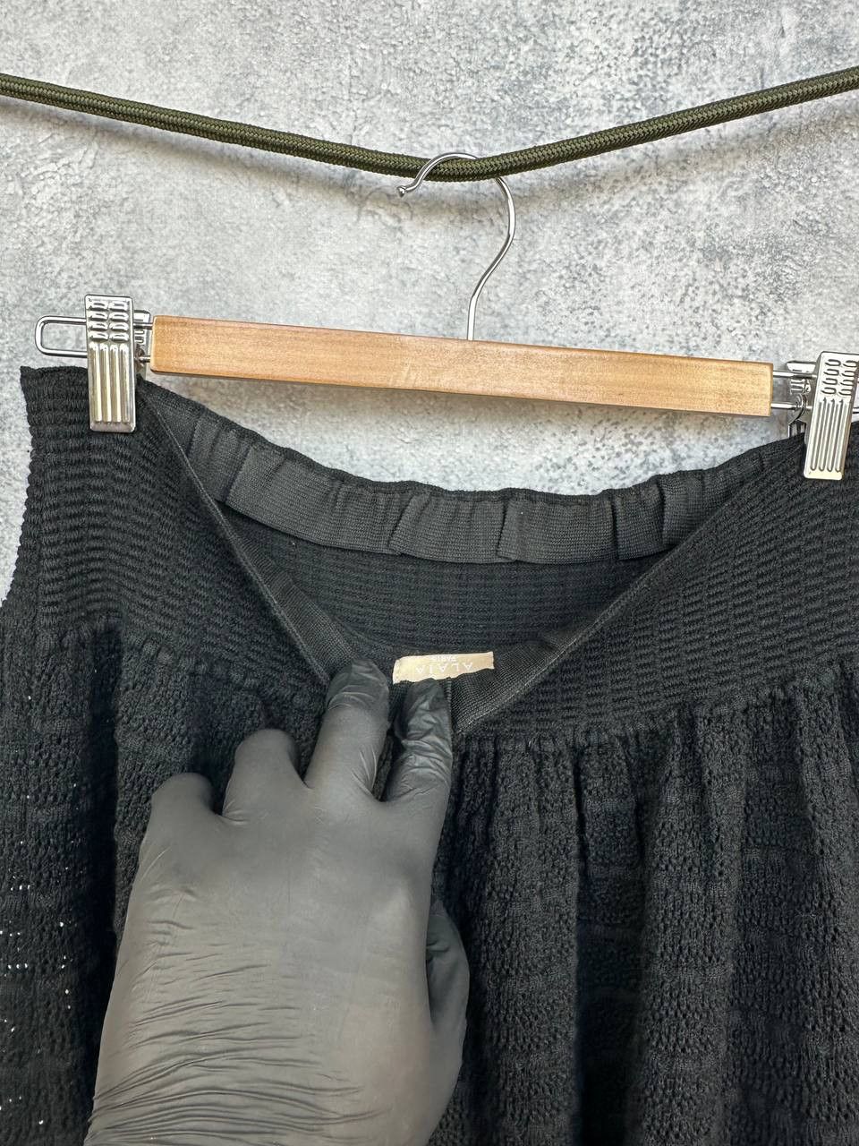 Alaia Alaia Paris Sculpted Textured Knit Skirt High Waist Size 26" / US 2 / IT 38 - 8 Thumbnail