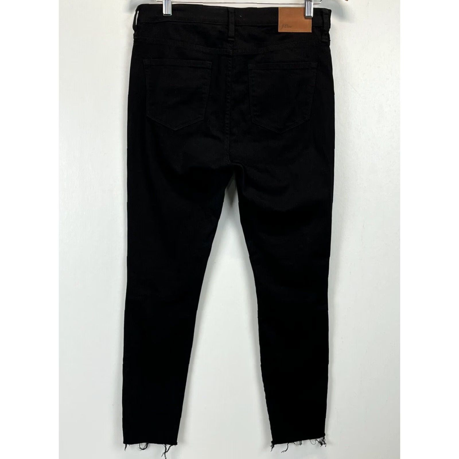 Vintage Womens J.CREW Lookout High Rise Skinny Jeans Sz 31 VGUC Distressed Raw Hem Size 24" / US 00 / IT 34 - 2 Thumbnail