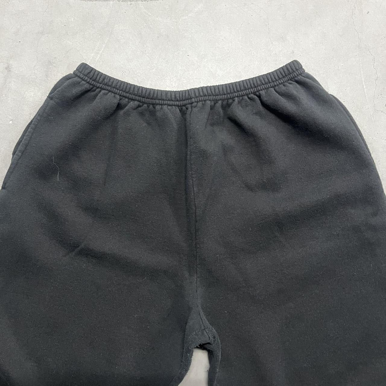 Japanese Brand × Vintage Vintage Y2K/2000s Black Grunge Sweatpants! Size US 36 / EU 52 - 3 Thumbnail