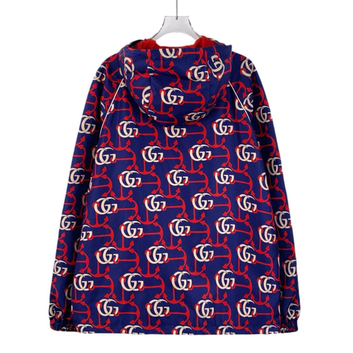 Gucci Gucci Multicolor Logo Print Hooded Zip-Up Jacket (Size S) Size S / US 4 / IT 40 - 6 Thumbnail