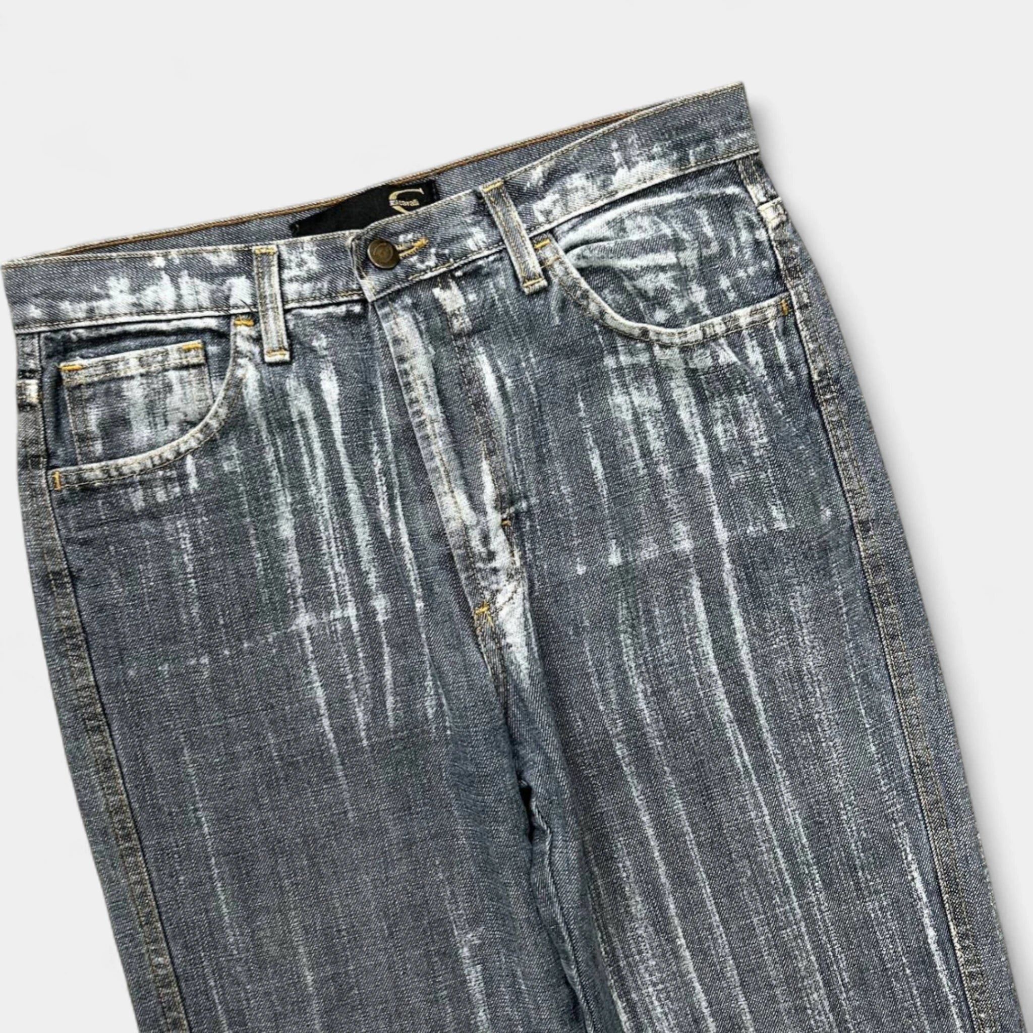 Just Cavalli Just Cavalli Vertical Stripe Jeans Size US 32 / EU 48 - 2 Thumbnail