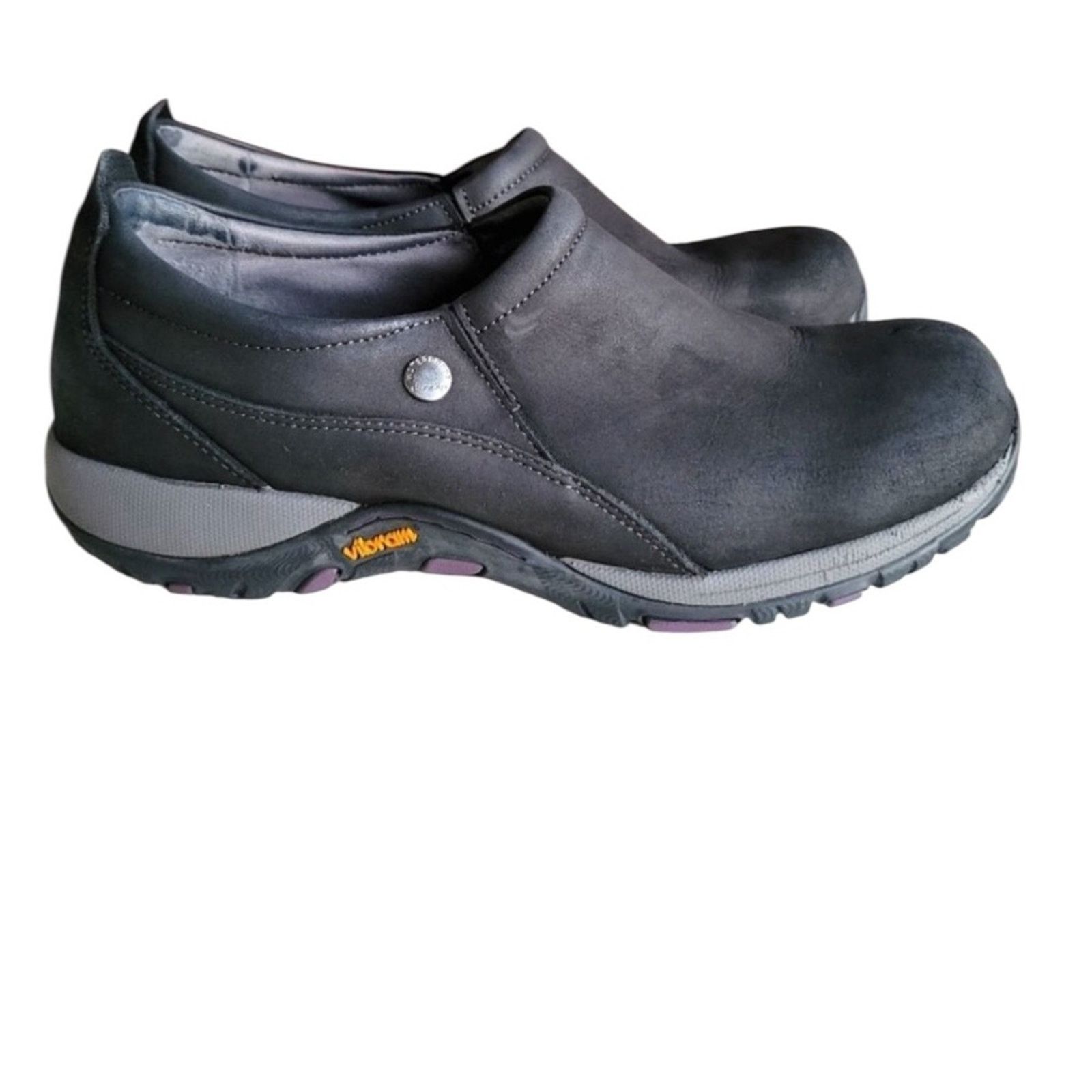 Dansko Dansko Patti Black Suede Leather Milled Nubuck Slip-on Shoes Size US 9 / IT 39 - 1 Thumbnail