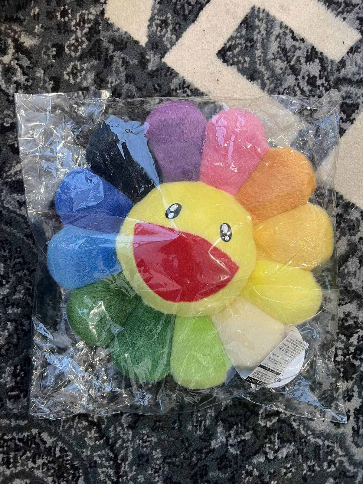 image of Takashi Murakami Takashi Murkami Pillow Rainbow Flower 30Cm in Blue, Men's