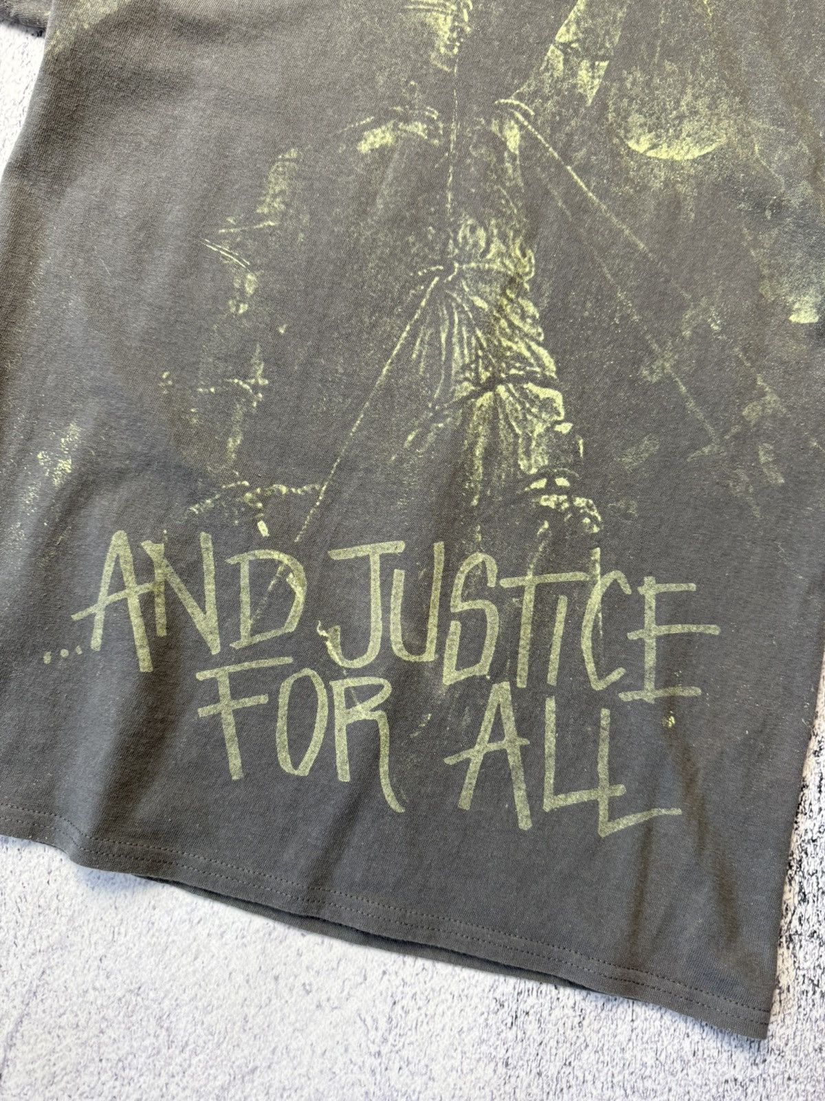 Metallica Metallica And Justice For All Vintage Rock Band Overprinted Size US S / EU 44-46 / 1 - 19 Thumbnail