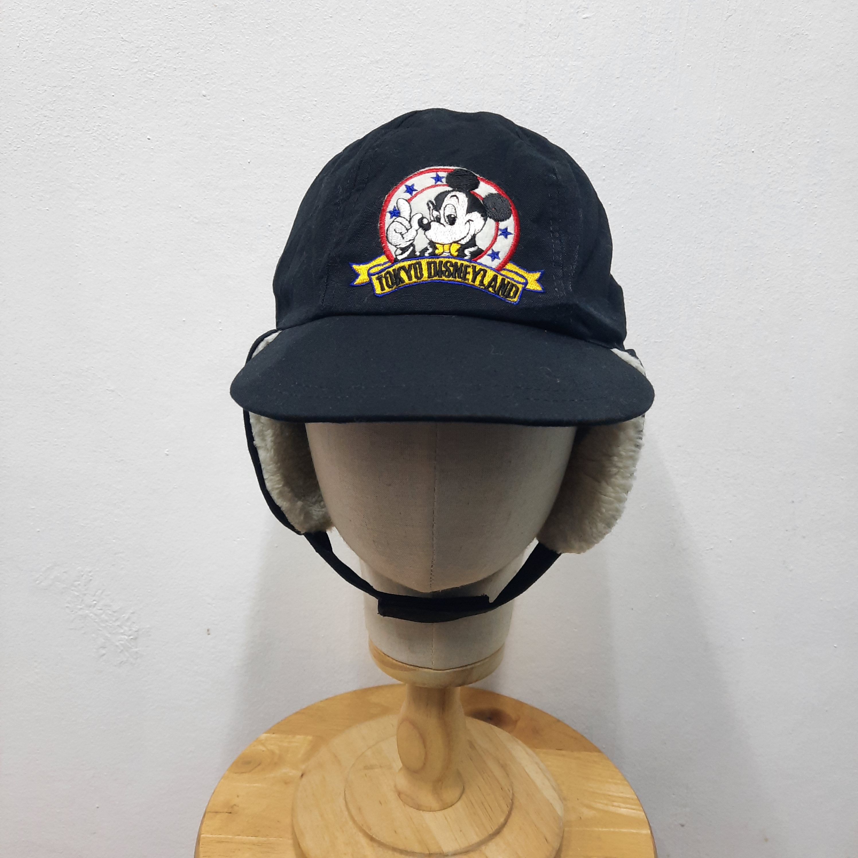 Vintage 💥 Vintage tokyo disneyland mickey mouse earflap cap Size ONE SIZE - 2 Thumbnail
