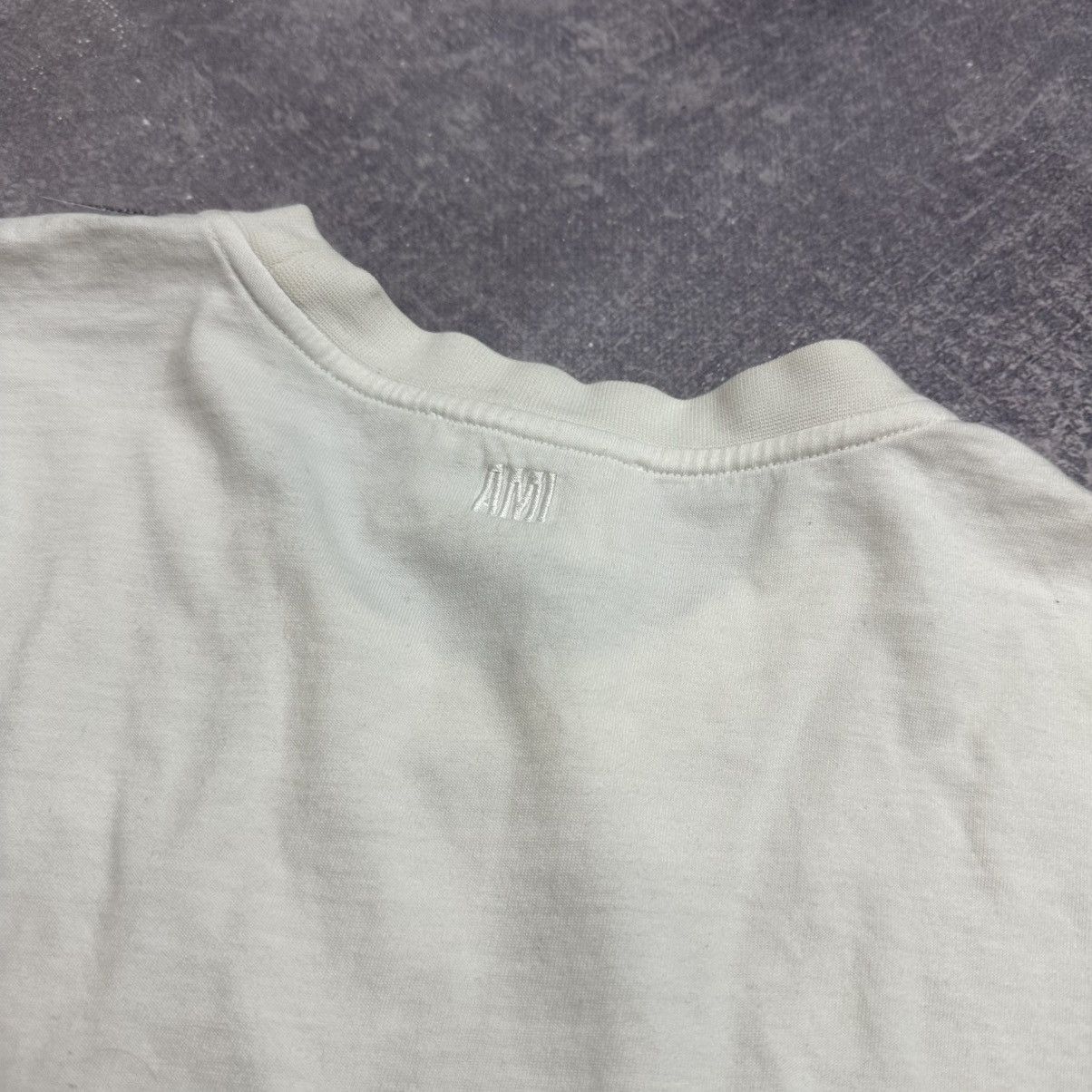 AMI ami Paris white t-shirt Size L / US 10 / IT 46 - 5 Thumbnail